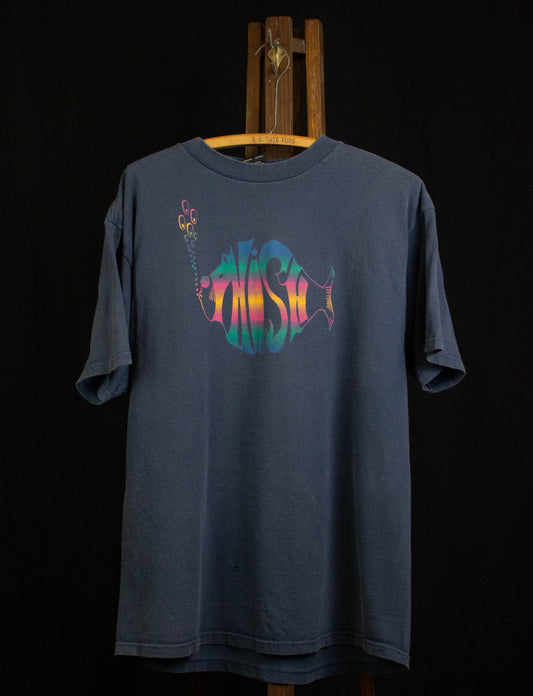 Vintage 1995 Phish Summer Tour Concert T Shirt Blue XL