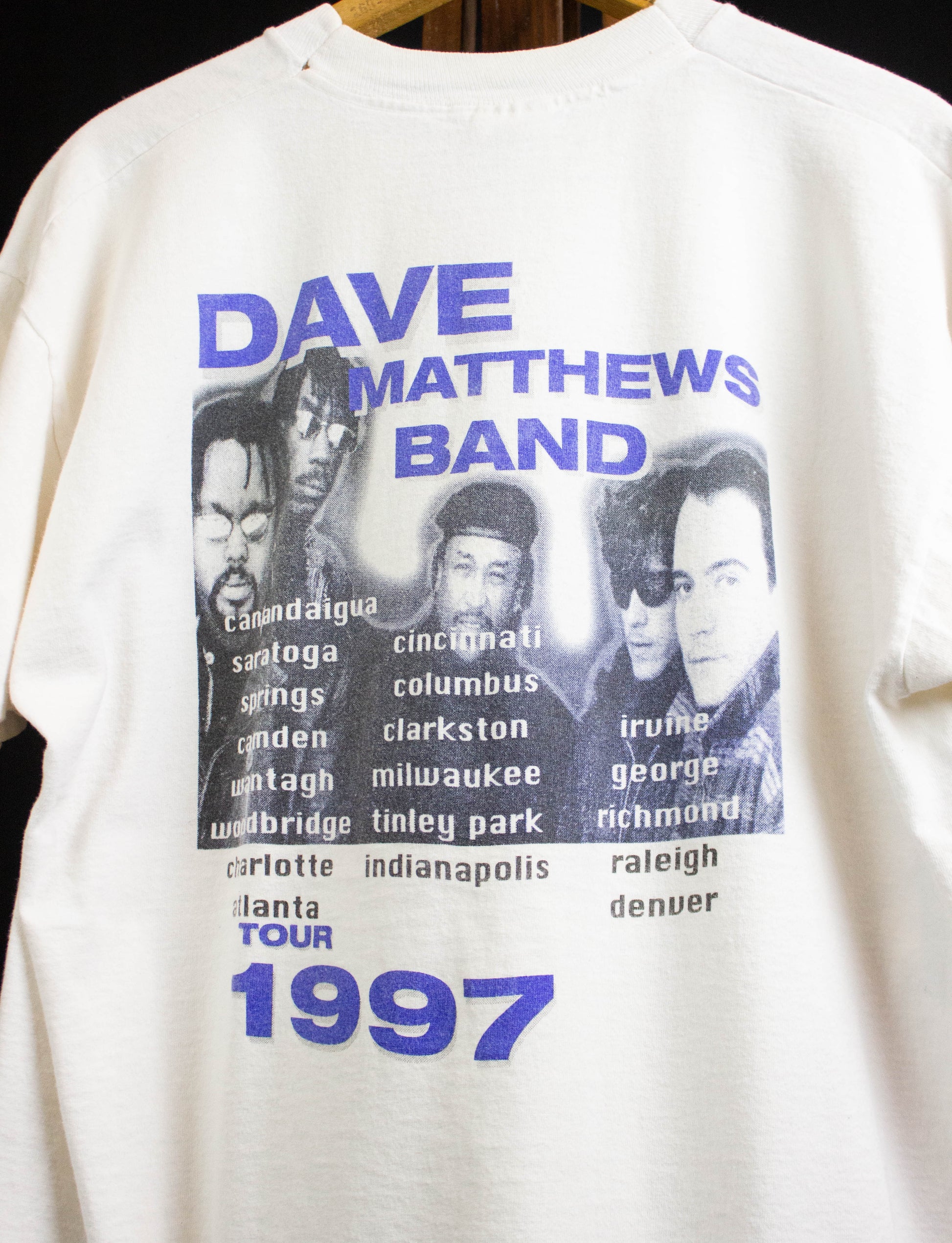 Vintage 1997 Dave Matthews Band Crash Tour Concert T Shirt XL