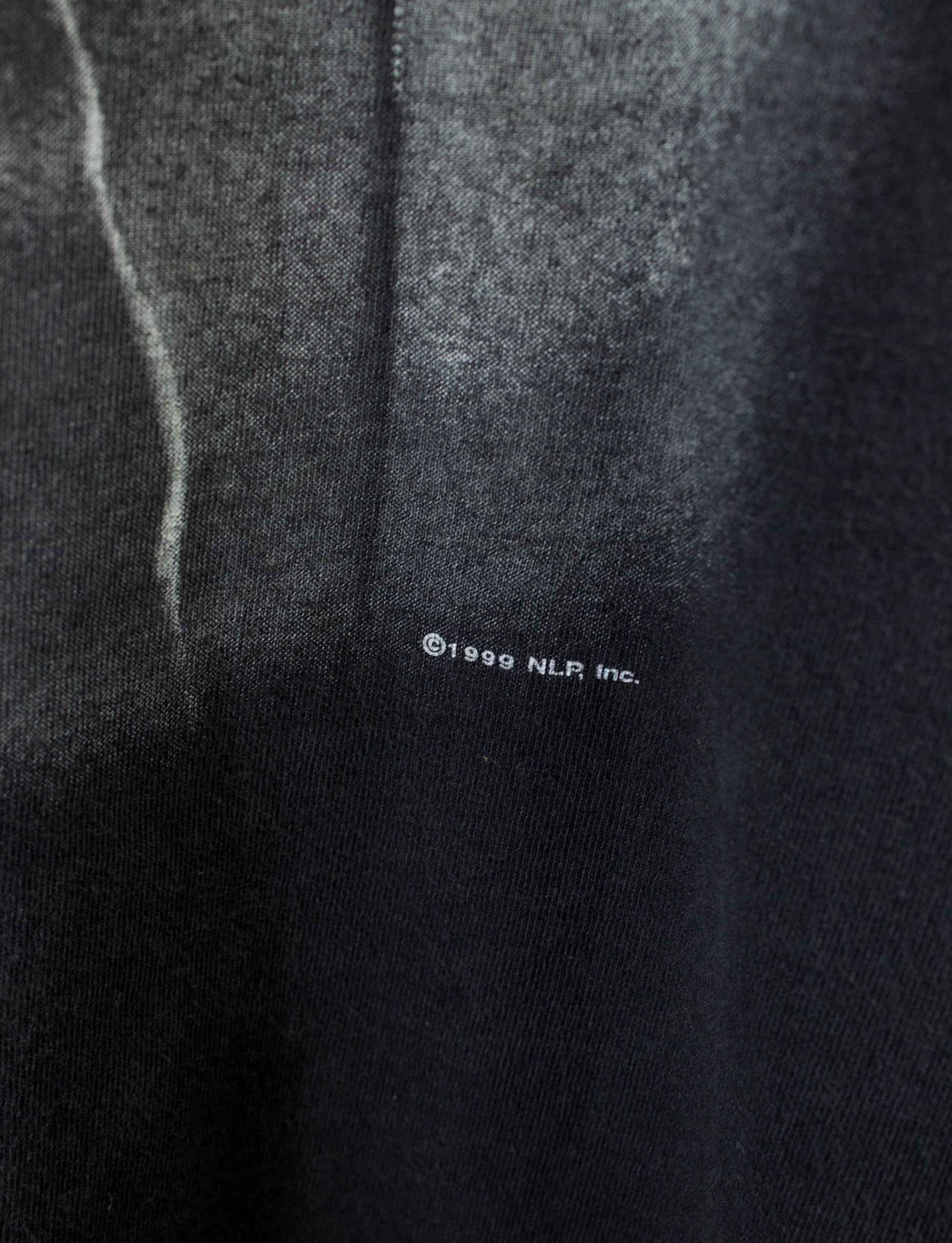 1999 Dr Evil and Mini Me Virtucon Industries Black Graphic T Shirt Unisex XL