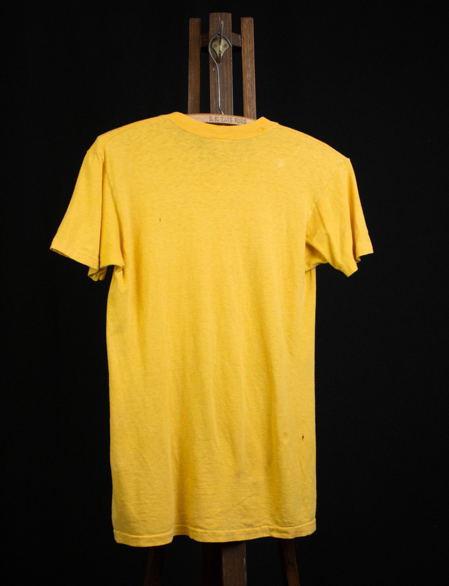 Vintage Led Zeppelin Yellow Concert T Shirt 1977 Small