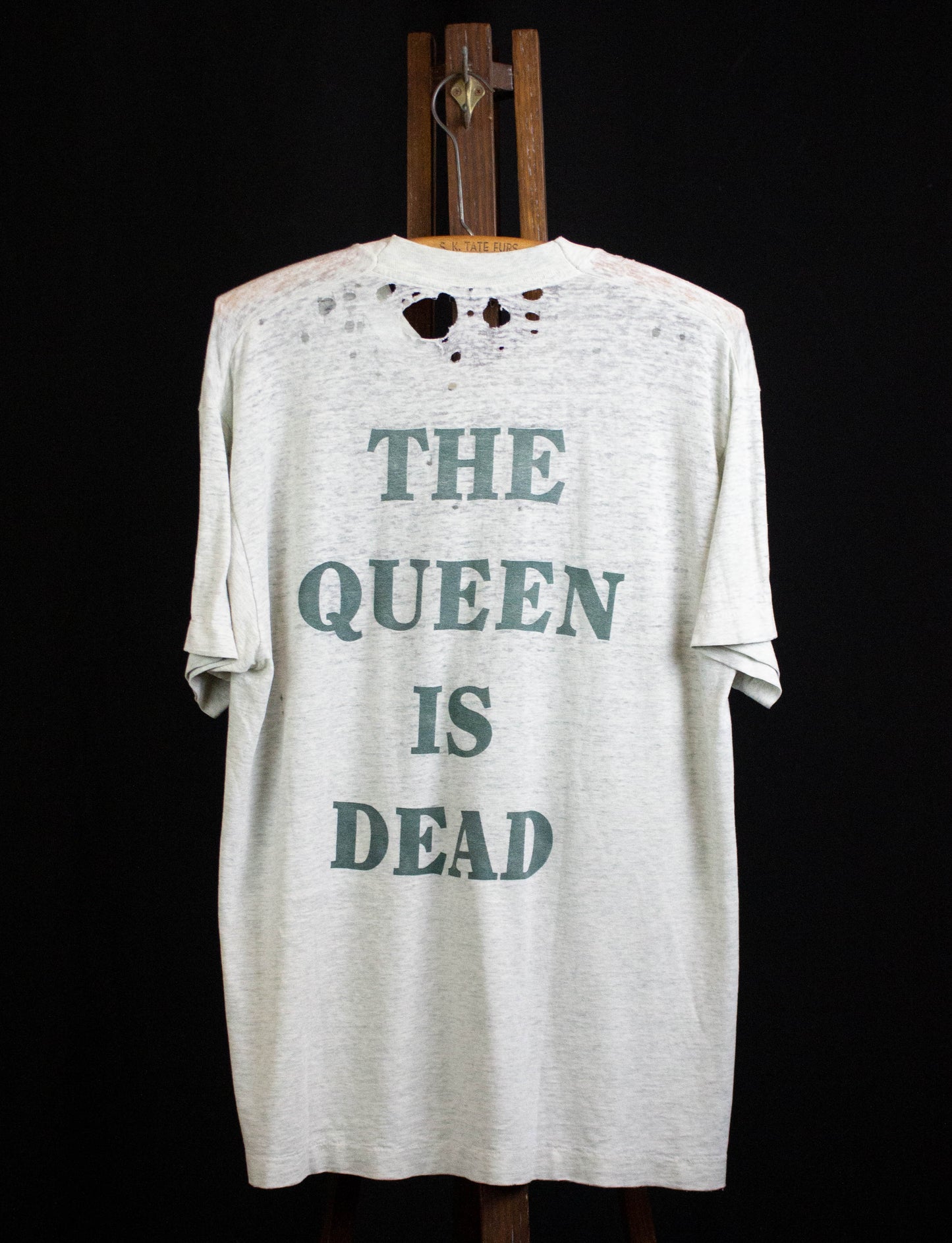 Vintage 80s The Smiths The Queen is Dead Concert T Shirt Distressed Large