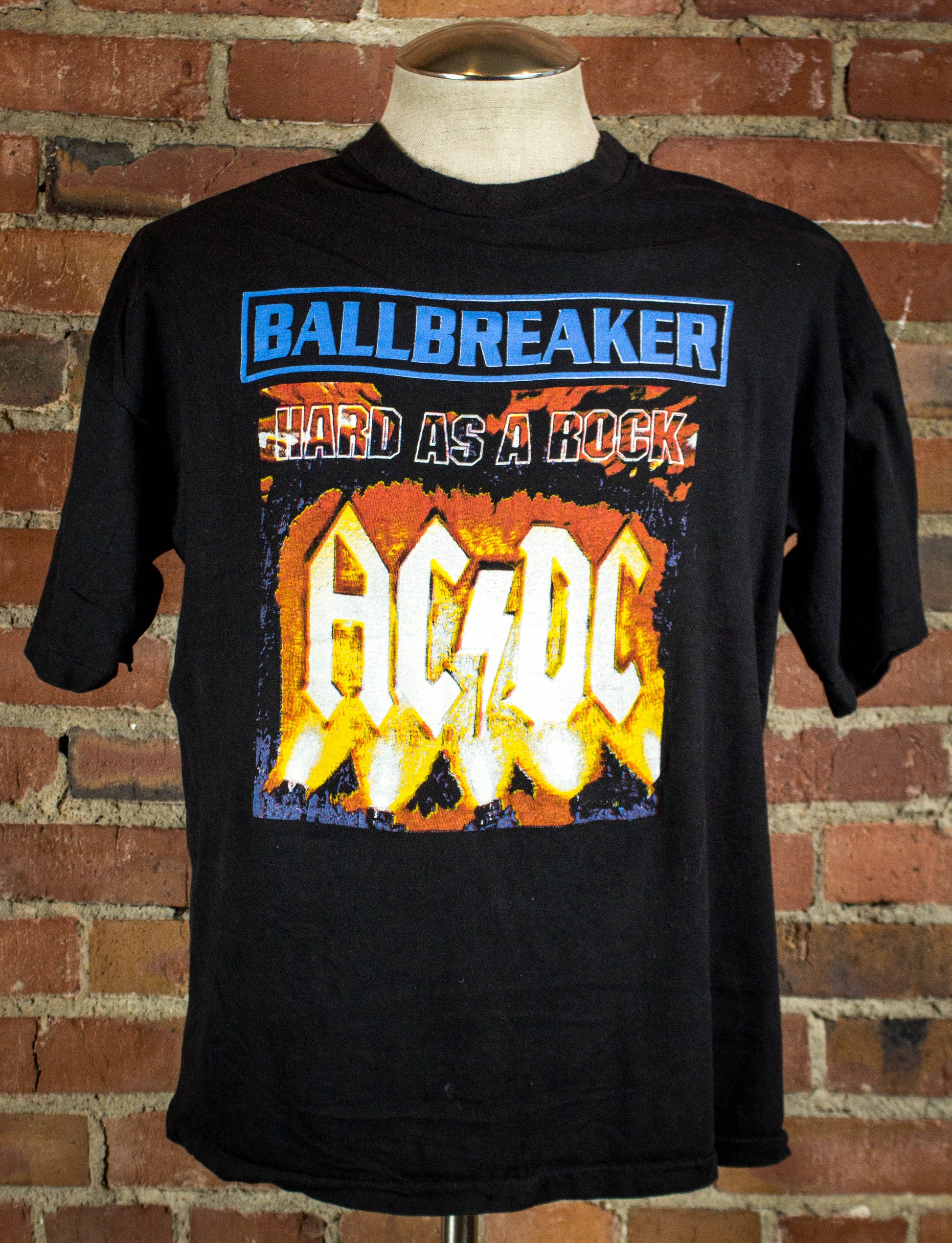 Vintage ACDC 1996 Ballbreaker Bootleg Parking Lot Black Concert T Shirt Unisex XL