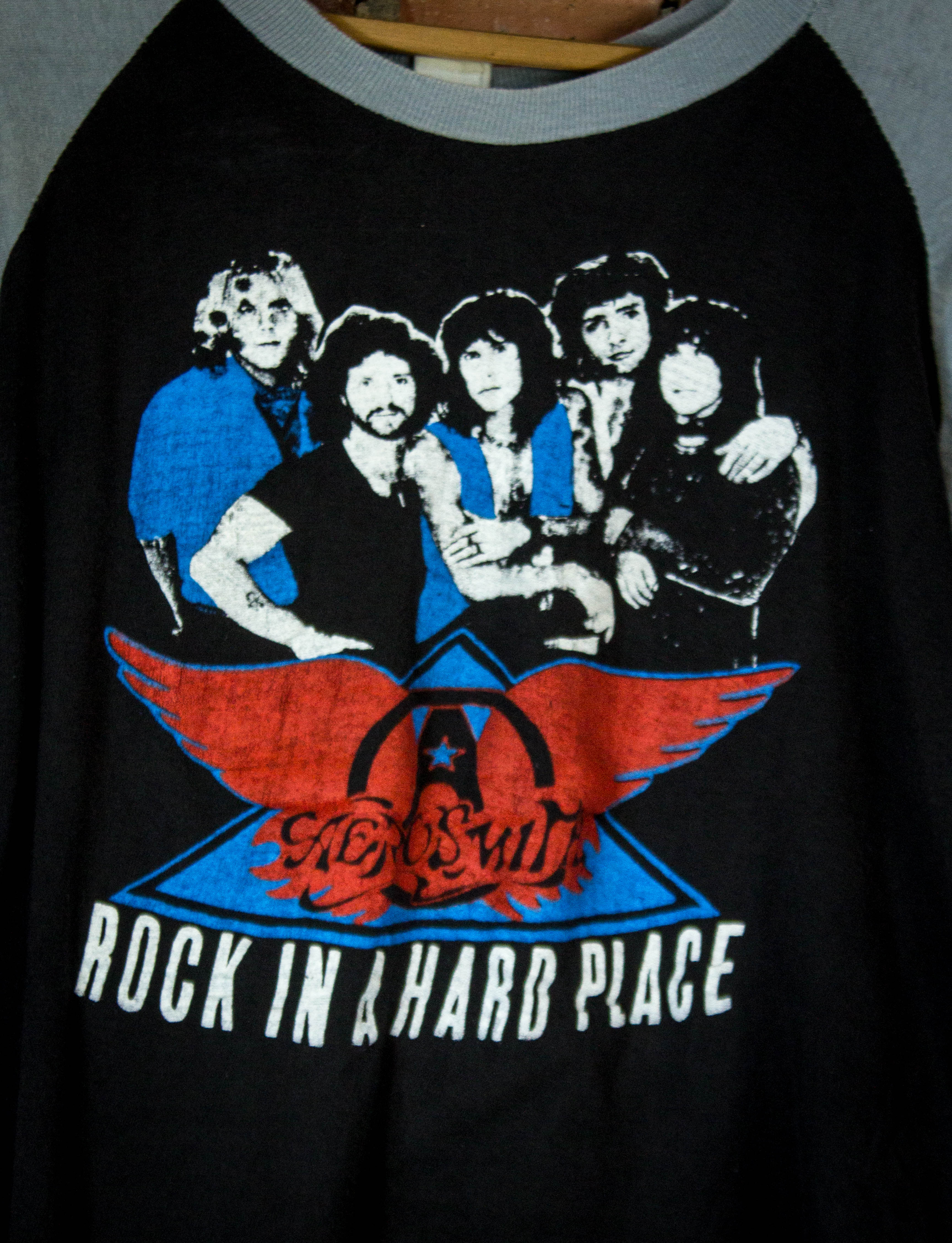 Vintage Aerosmith 1982 Rock In A Hard Place Parking Lot Bootleg Concert T  Shirt Unisex Medium