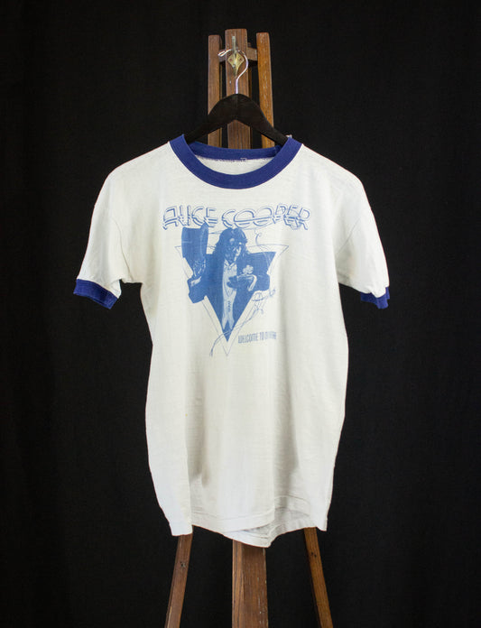 Vintage Alice Cooper 1975 Welcome to My Nightmare Concert Ringer T Shirt S