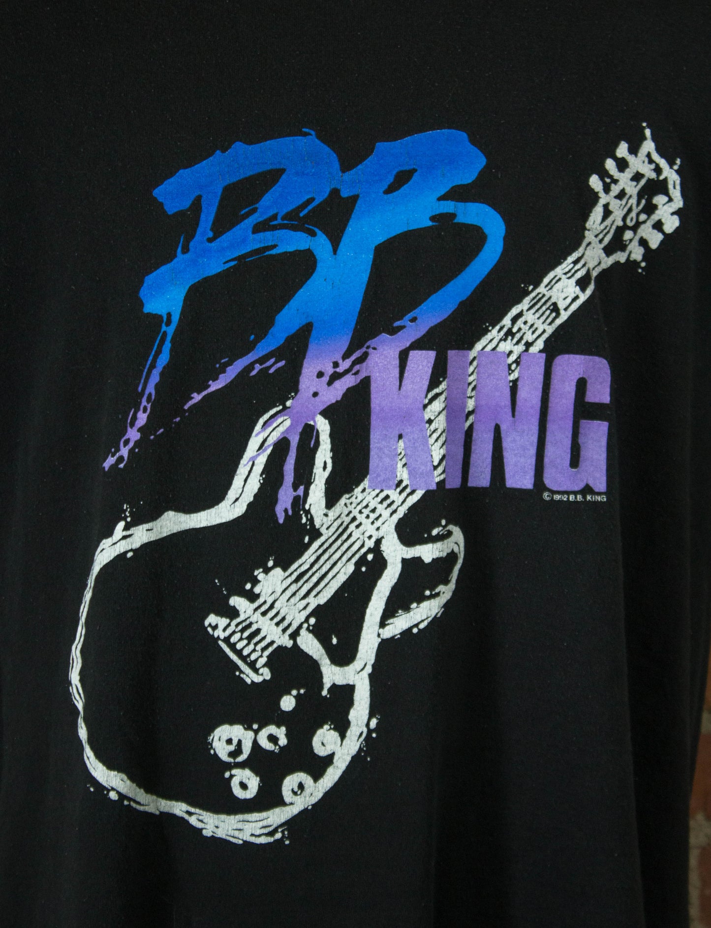 Vintage 1992 BB King Blues Festival Black Concert T Shirt Unisex XL