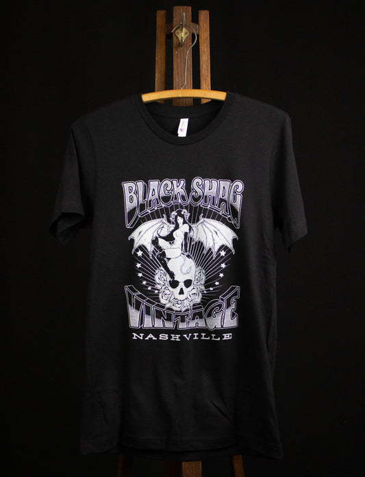 Black Shag Vintage She Devil Black T Shirt Unisex XS To 2XL