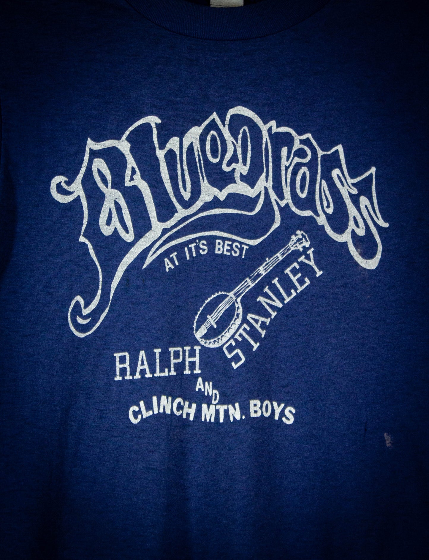 Vintage 80's Ralph Stanley & Clinch Mountain Boys Bluegrass Concert T Shirt unisex Medium