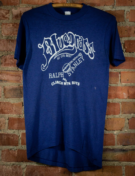 Vintage 80's Ralph Stanley & Clinch Mountain Boys Bluegrass Concert T Shirt unisex Medium