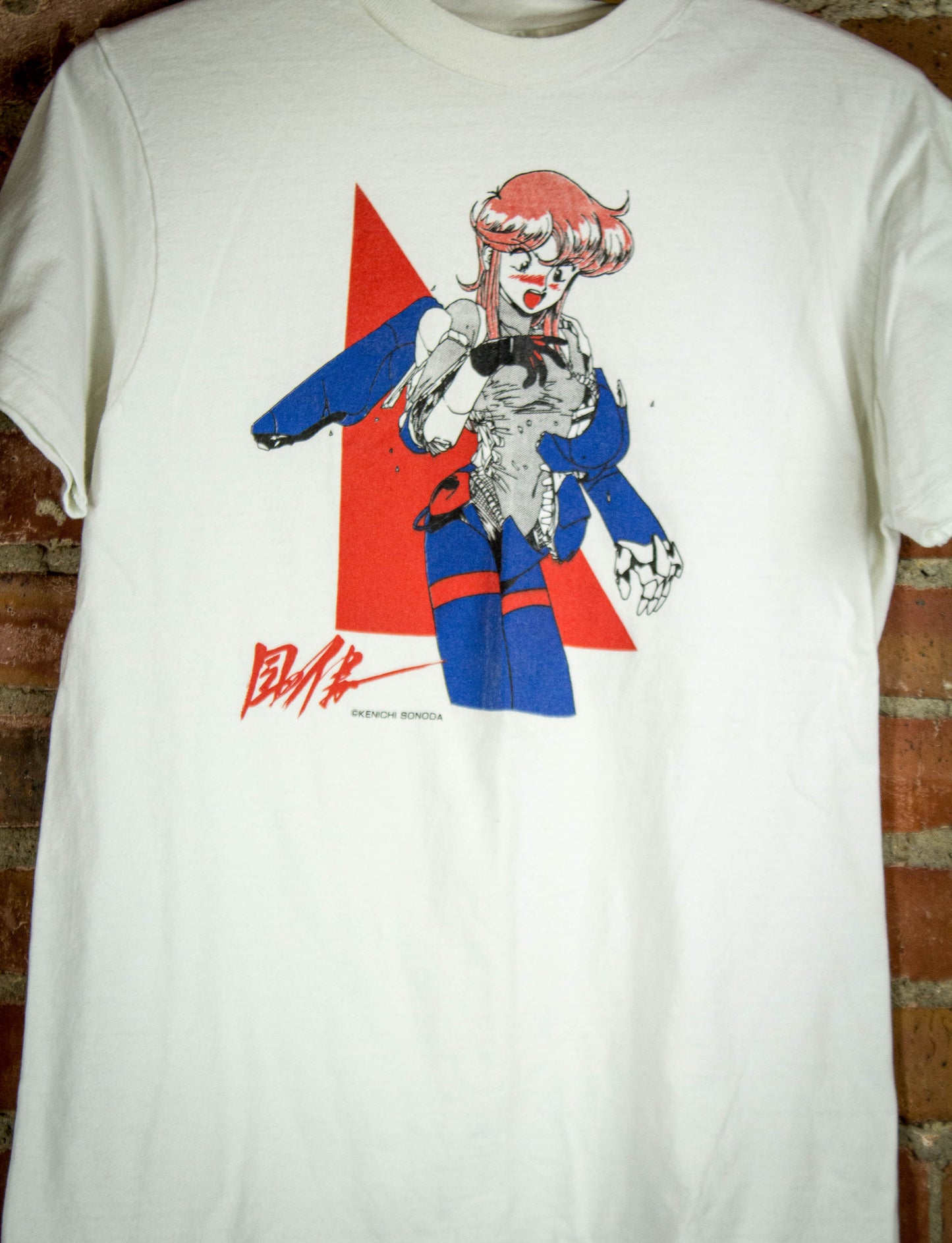 Vintage 1991 Bubblegum Crisis Kenichi Sonoda Anime Graphic T Shirt 