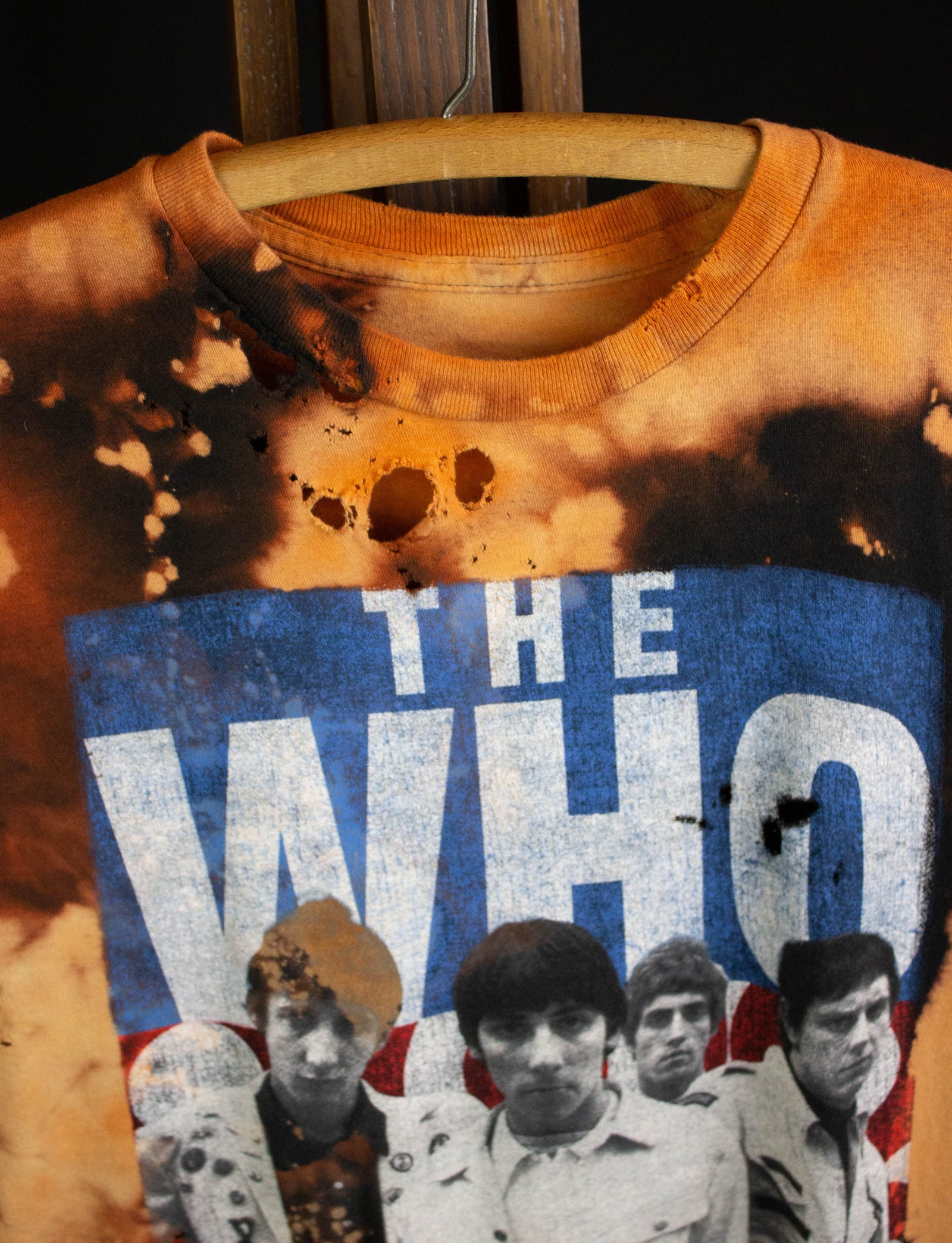 The Who Distressed Concert T Shirt by Christian Benner Medium