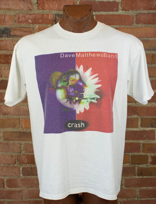 Dave Matthews Band 1996 Crash Tour White Concert T Shirt Unisex XL