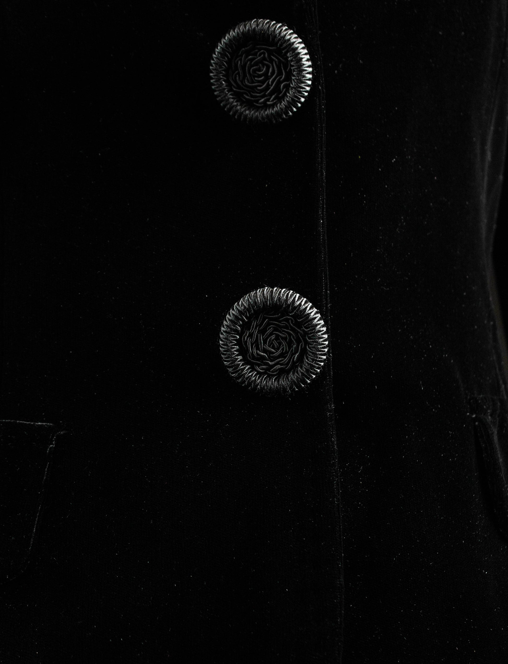 Dolce & Gabbana Black Velvet Dinner Jacket Size Small