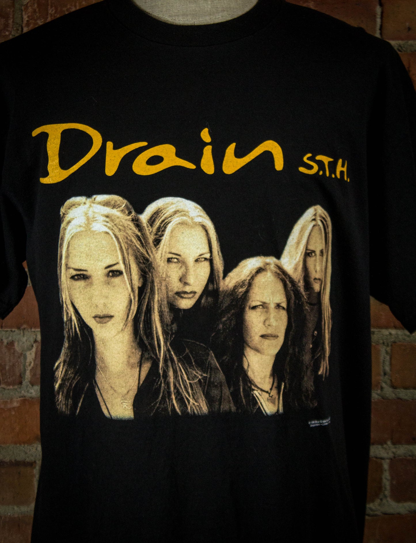 Vintage 1998 Drain STH 2 Sided Concert T Shirt XL
