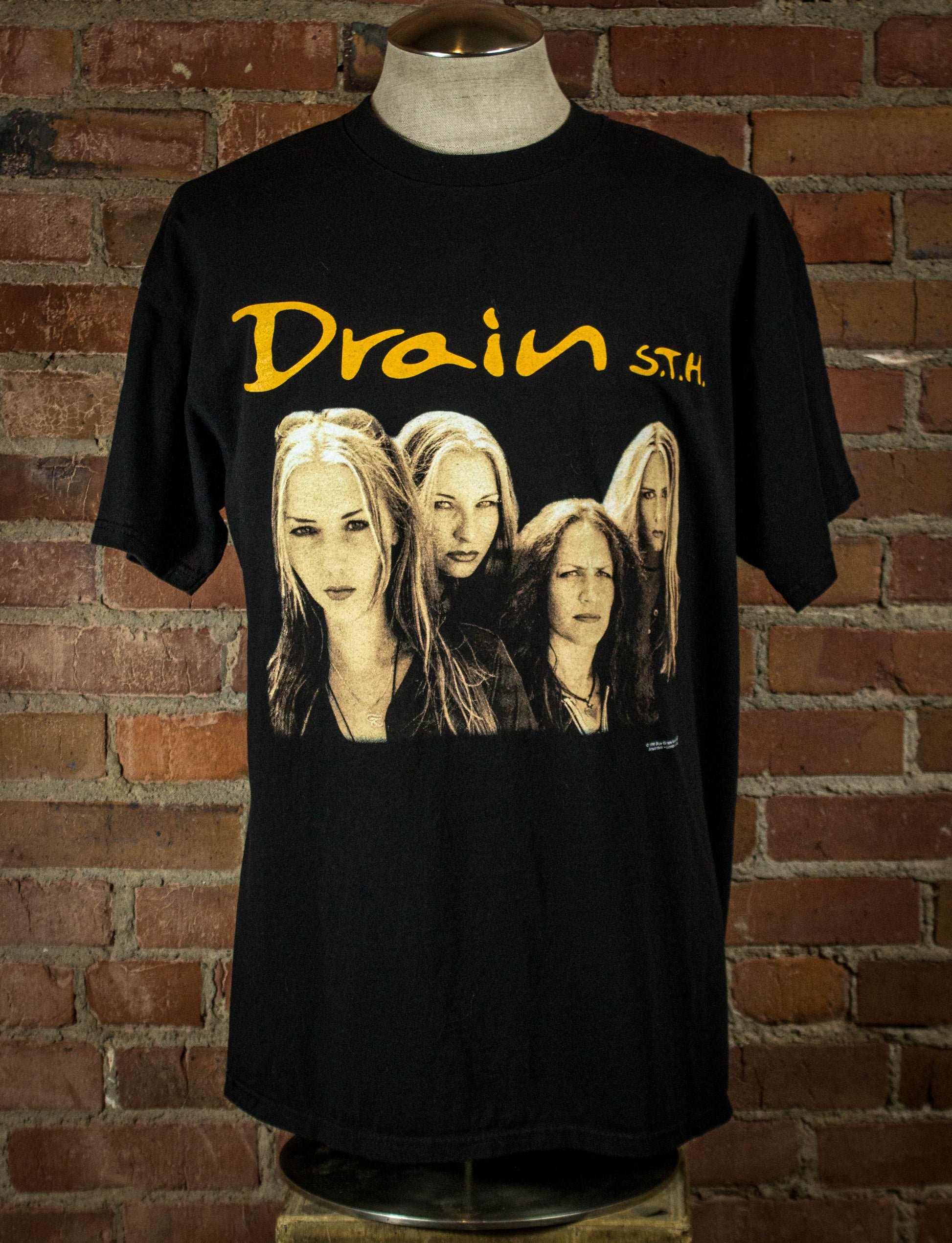 Vintage 1998 Drain STH 2 Sided Concert T Shirt XL