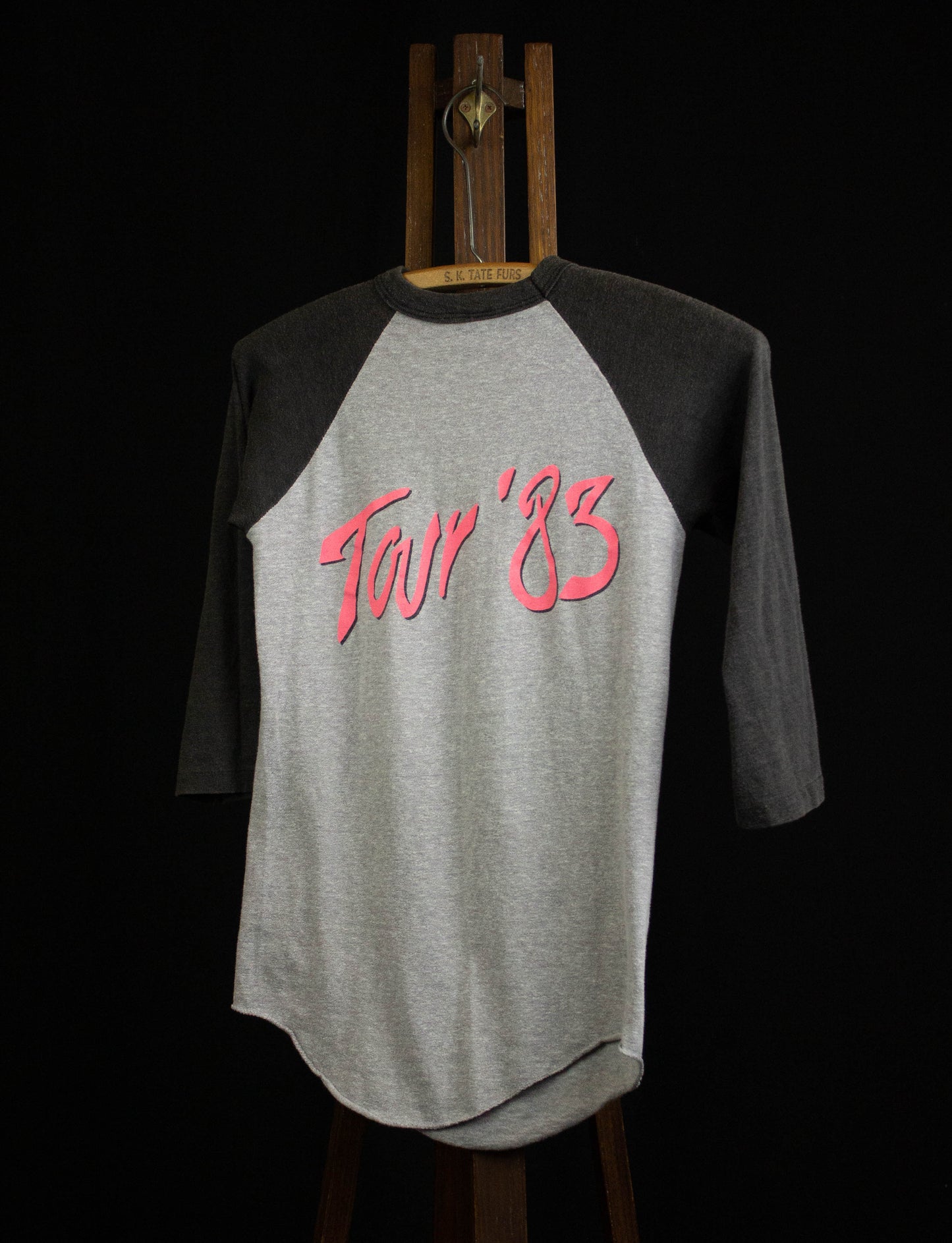 Vintage Eddie Money 1983 Tour Concert Raglan T Shirt XS