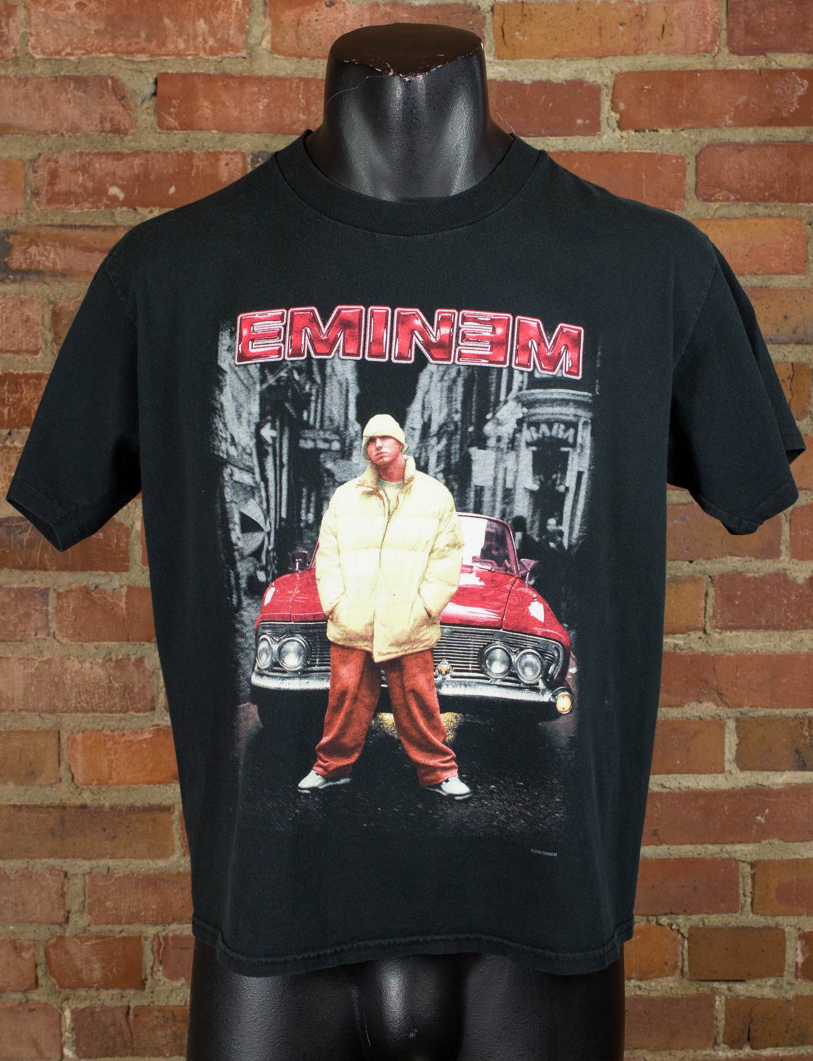 Vintage Eminem 2000 Rap Tee Concert T Shirt Unisex Medium – Black