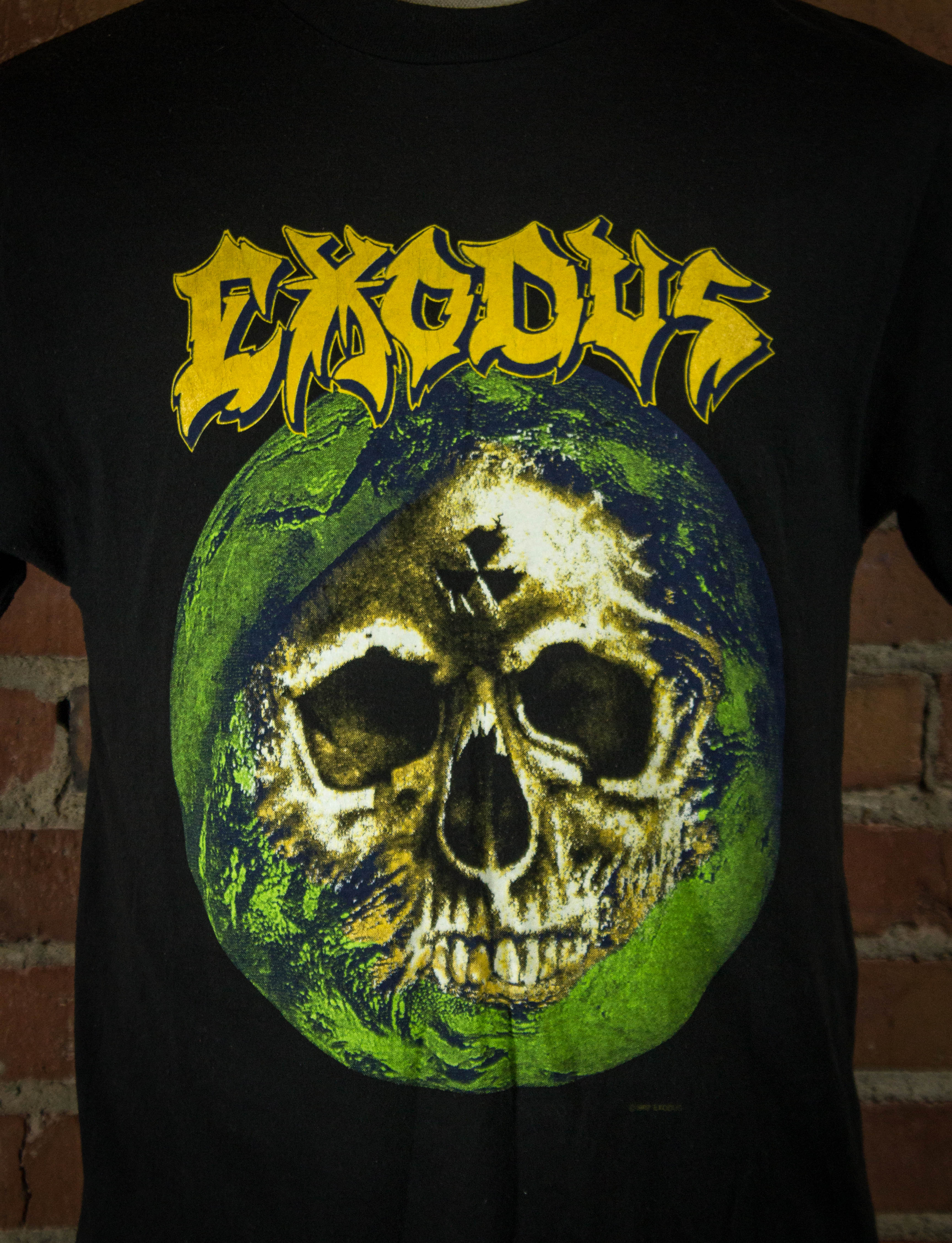 Vintage 1989 Exodus Everybody's Doin The Toxic Waltz Black Concert T Shirt  Medium