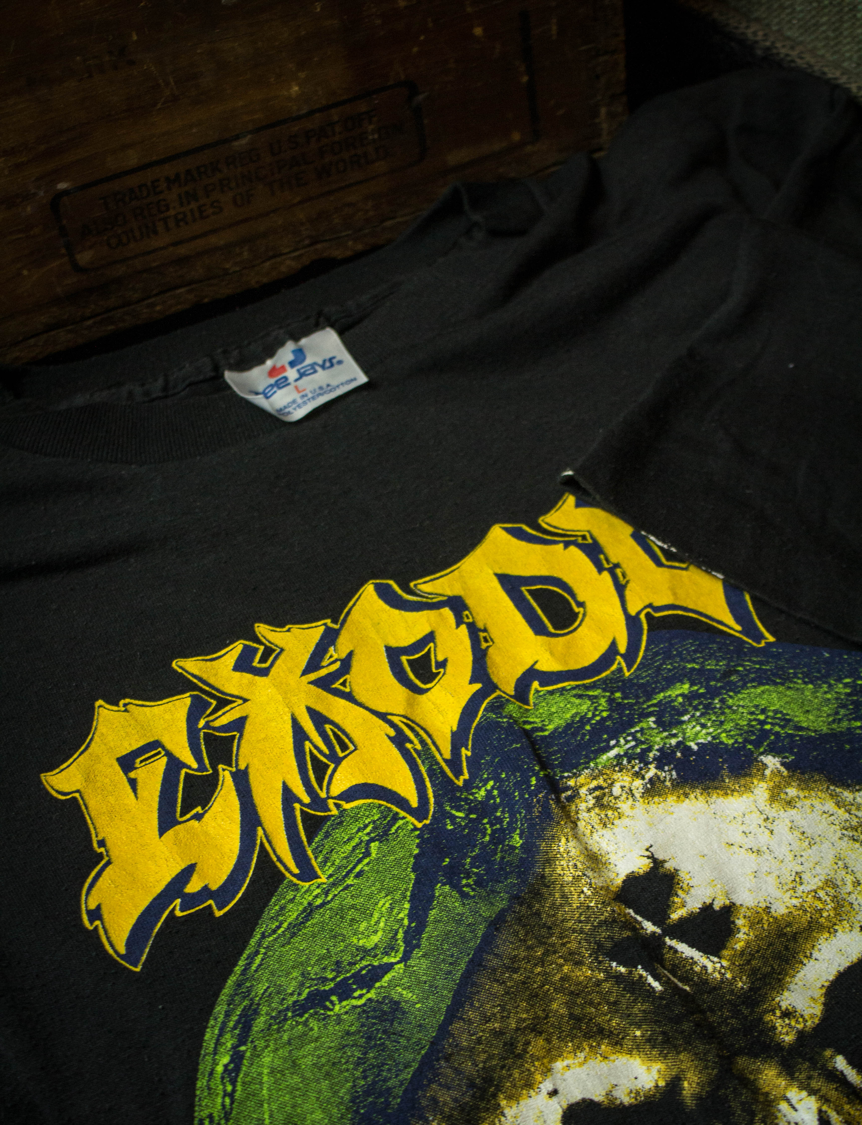 Vintage 1989 Exodus Everybody's Doin The Toxic Waltz Black Concert T Shirt  Medium