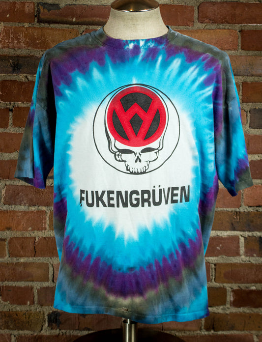 Vintage 90s Grateful Dead Fukengruven Bootleg Concert T Shirt 2XL