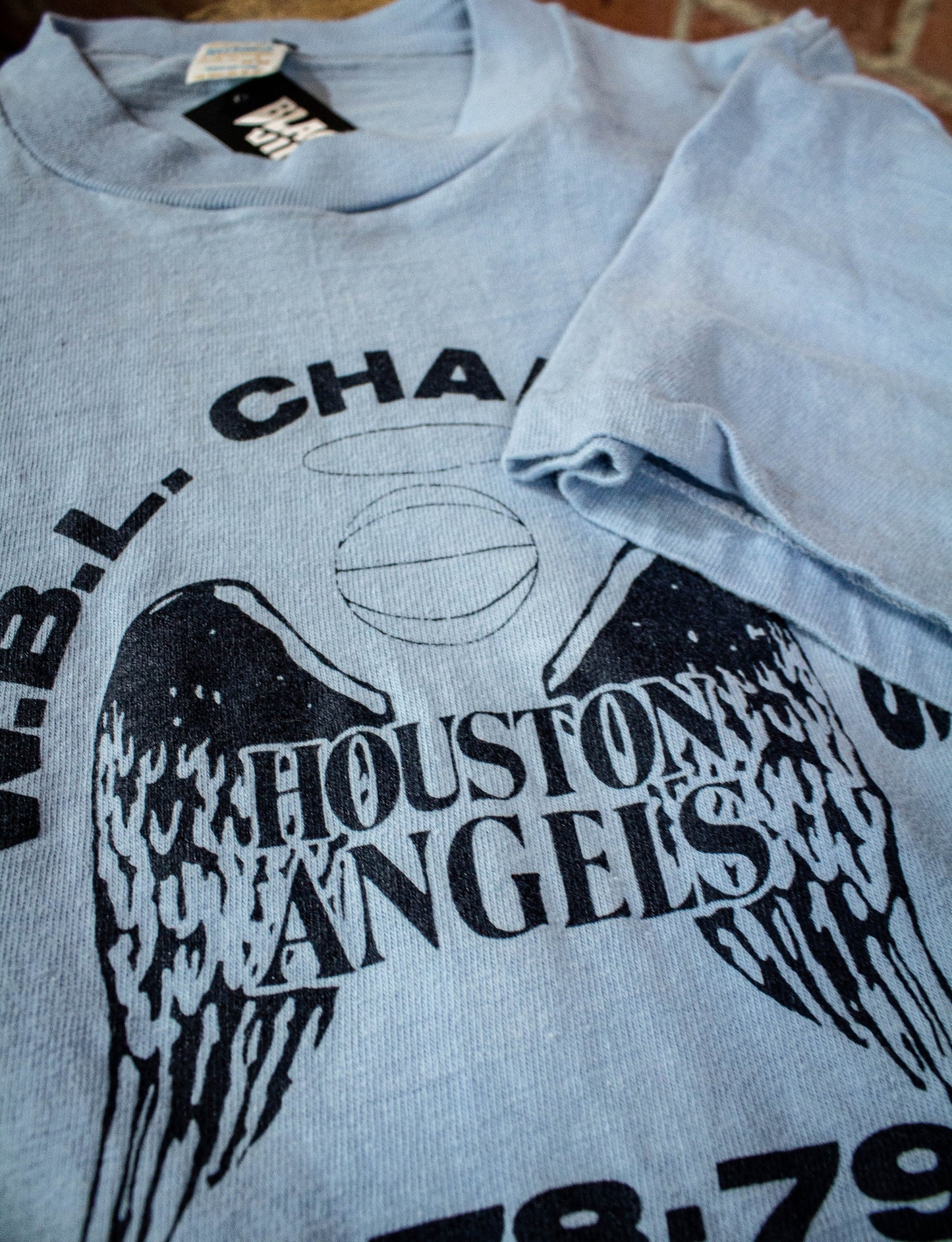Vintage 1978-79 Houston Angels Graphic T Shirt Unisex Large