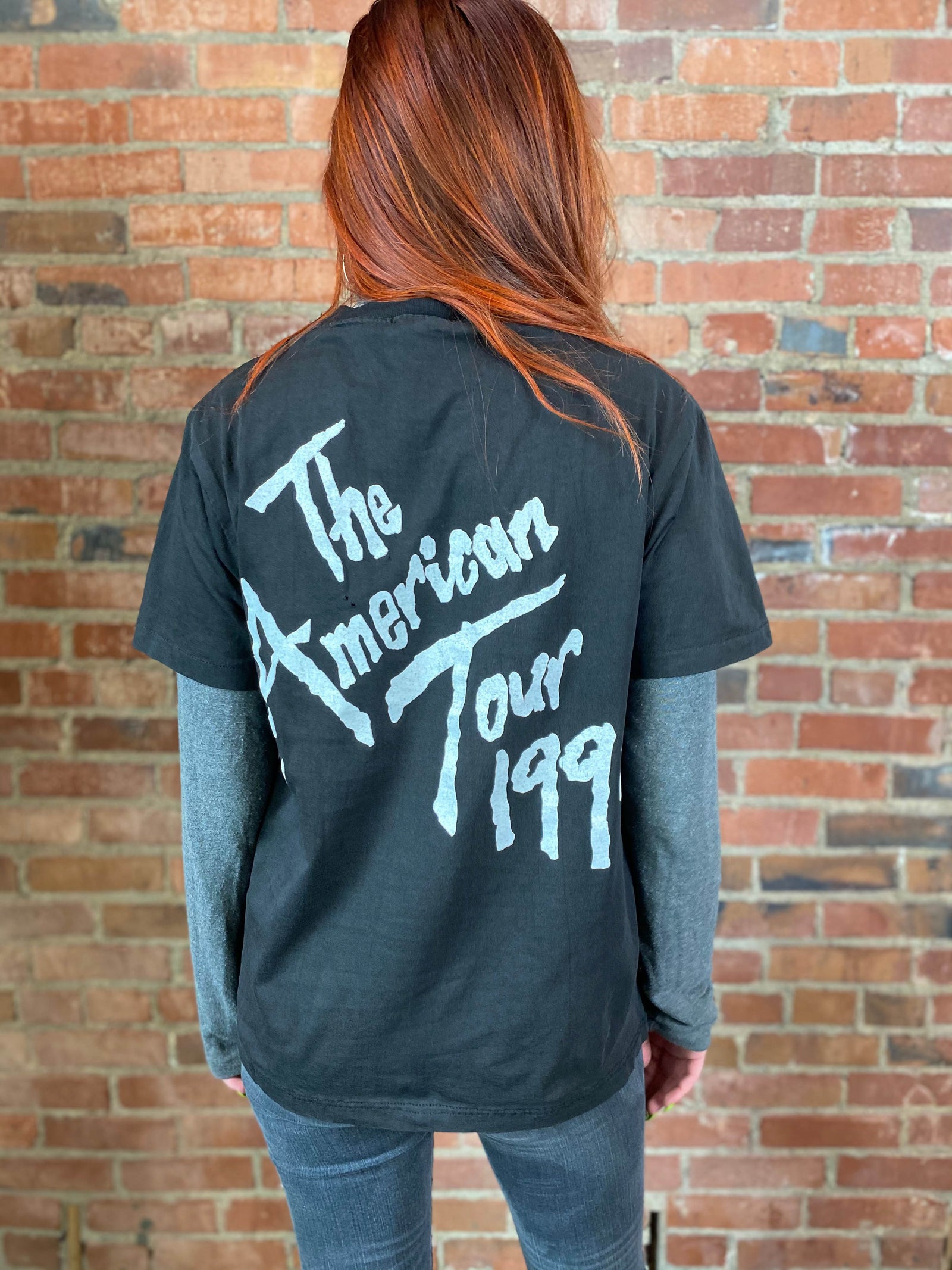 Vintage 1990 London Quireboys Concert T Shirt The American Tour Black Unisex Medium/Large