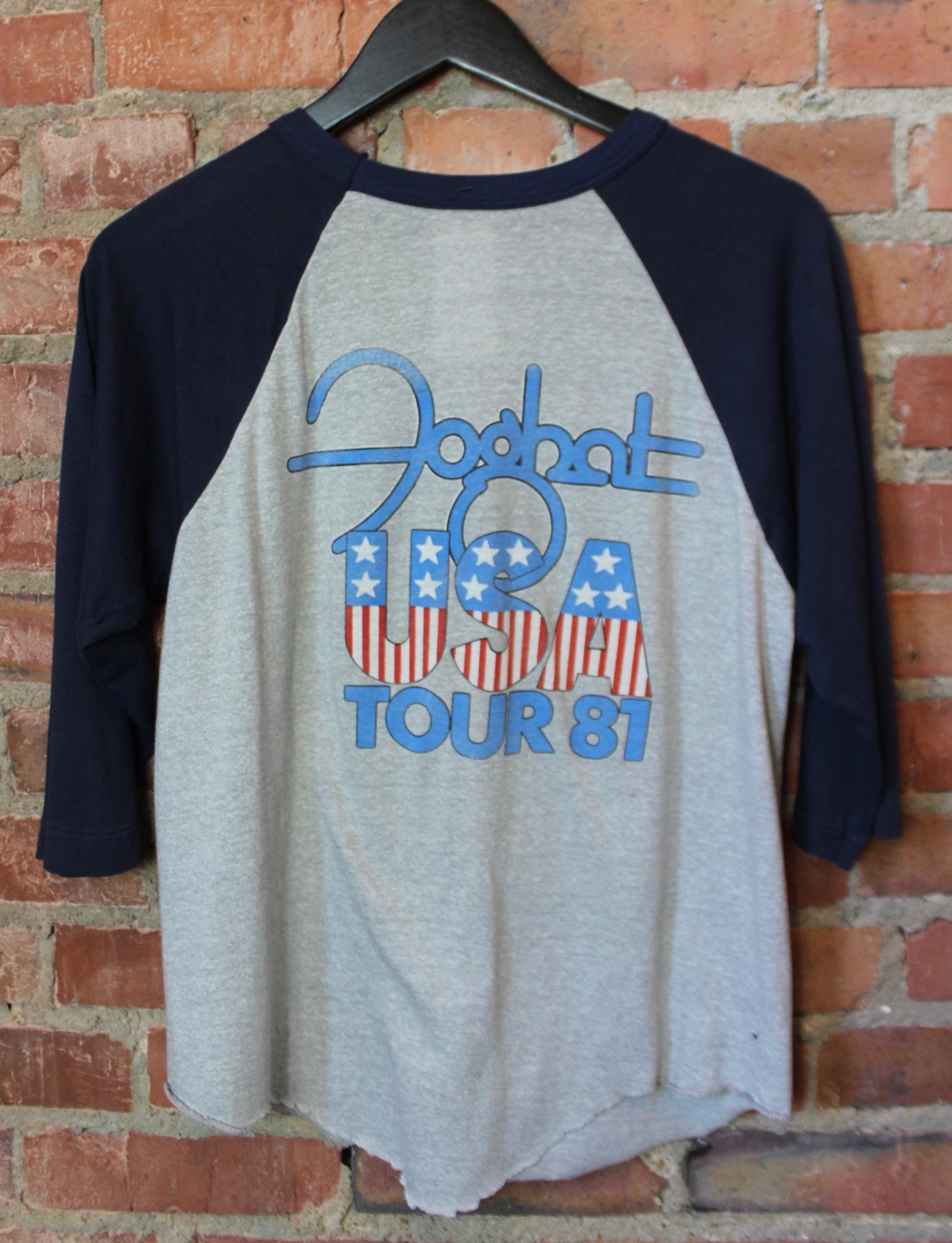 Vintage Foghat Concert T Shirt Touring America 1981 Jersey Tee Medium