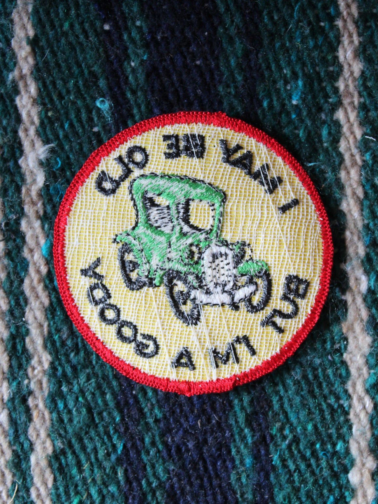 Vintage 70's "I May Be Old But I'm A Goody" Patch