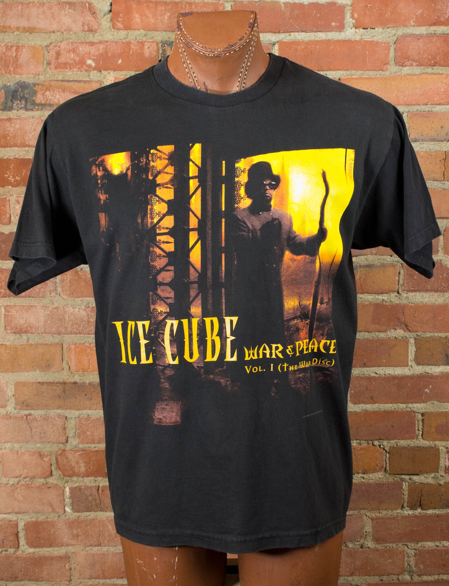 Ice Cube War N Peace Tour 1998 Rap Tee Concert T Shirt