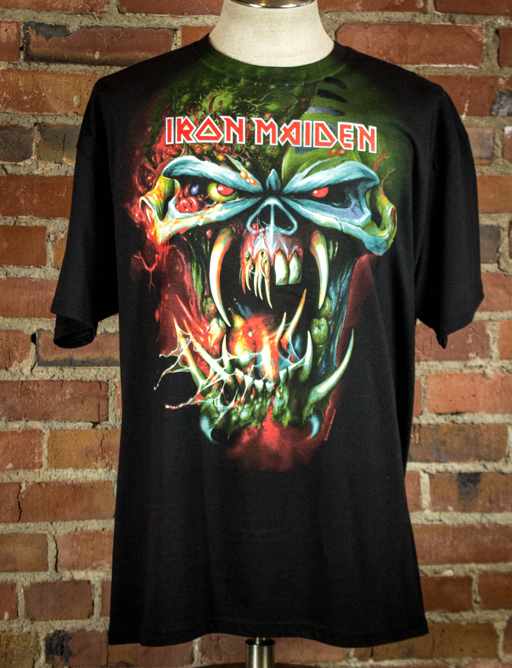 Iron Maiden The Final Frontier Tour 2010 Black Concert T Shirt XL