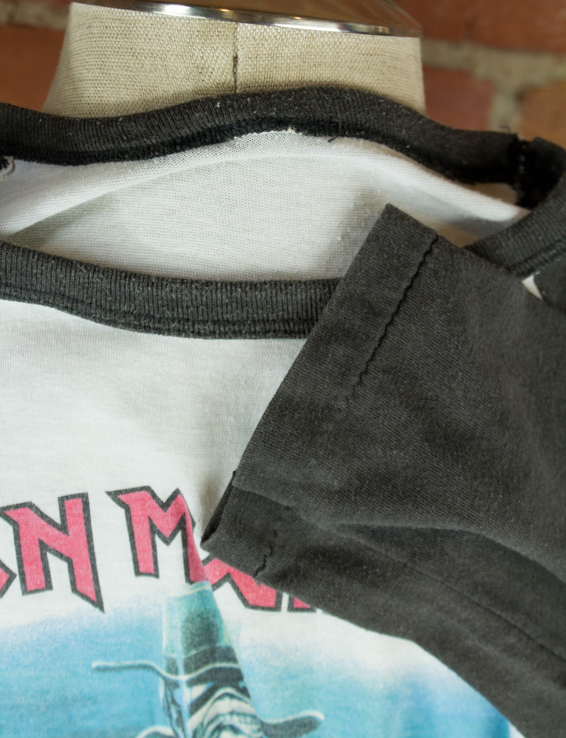 Vintage Iron Maiden 1987 Make My Day Concert T Shirt Jersey