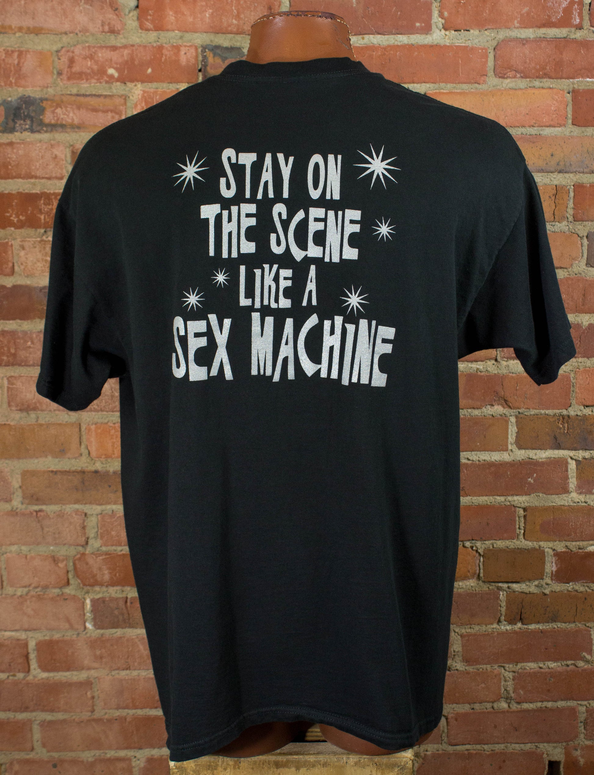 Vintage James Brown 90s I'm Back Stay On The Scene Like a Sex Machine Concert T Shirt XL