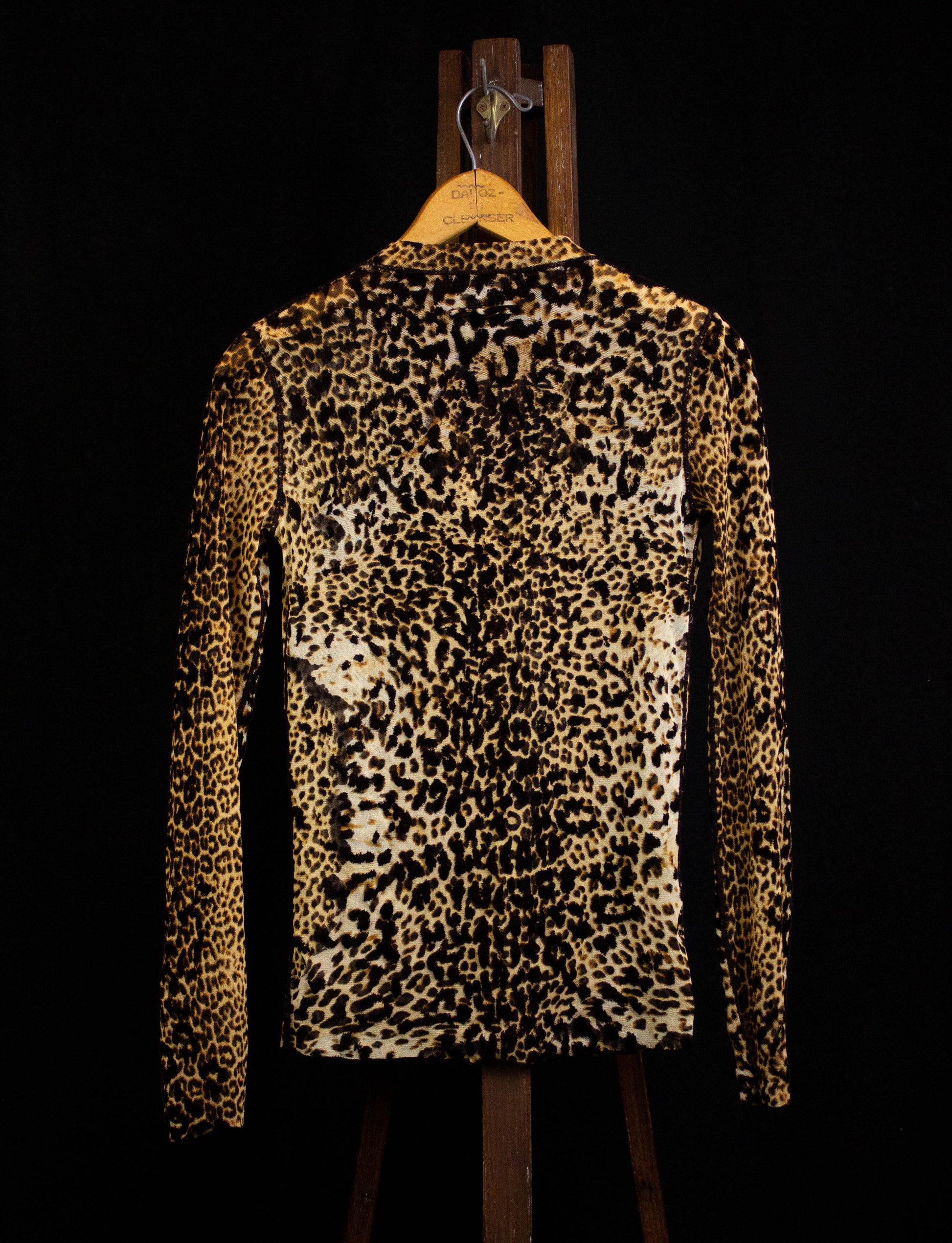 Jean Paul Gaultier Femme Cheetah Top Small