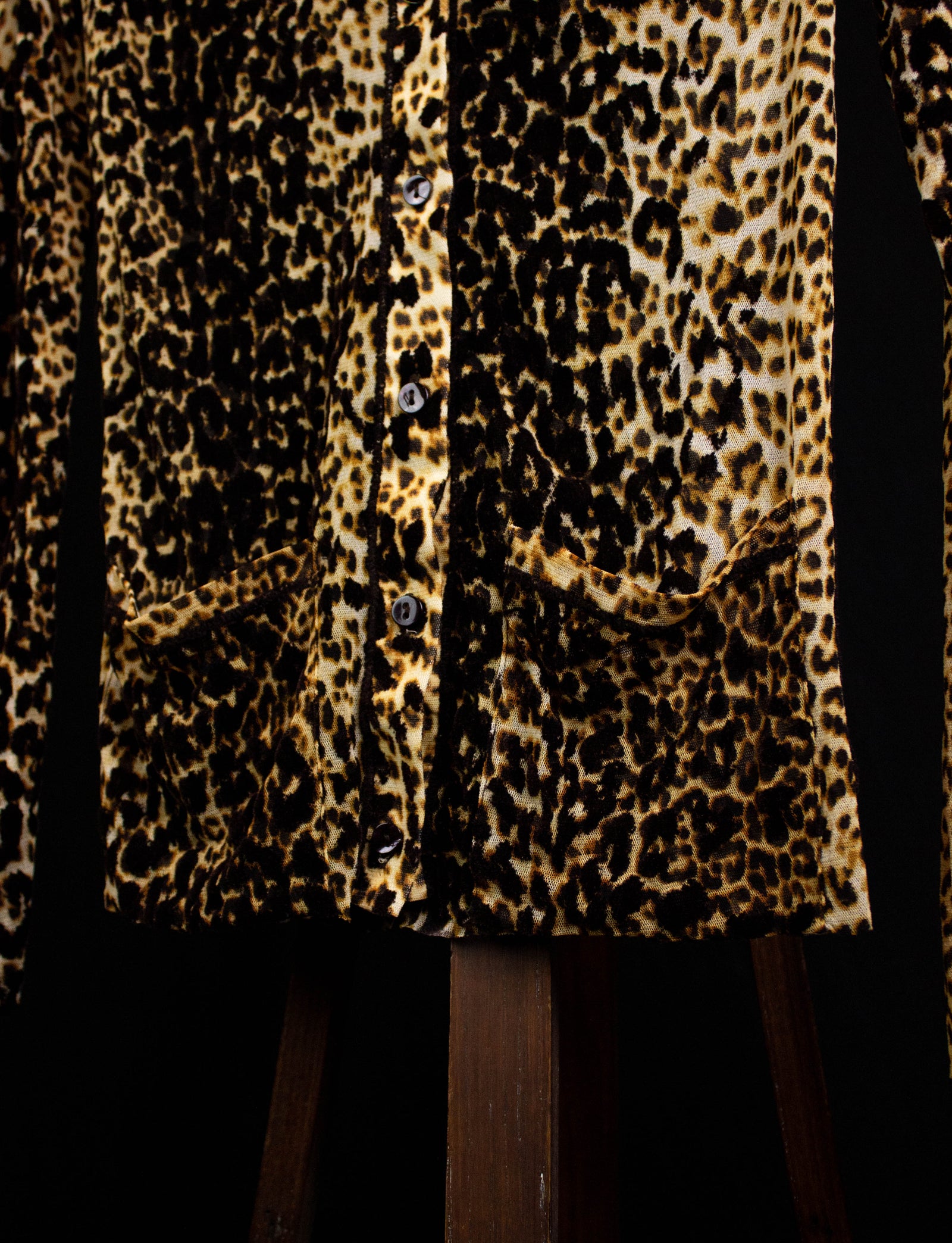 Jean Paul Gaultier Femme Cheetah Top Small