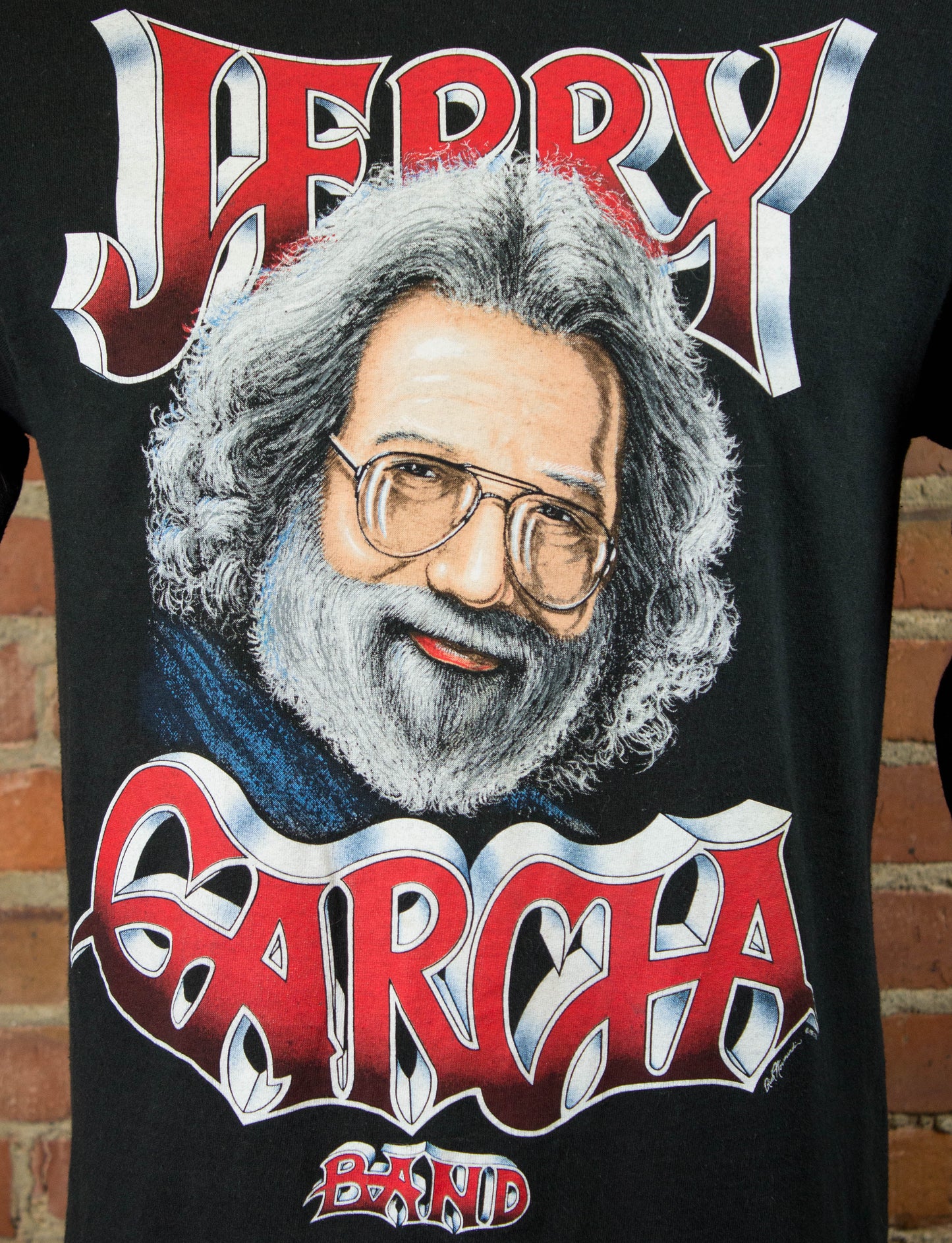 Jerry Garcia Band 1991 Black Longsleeve Concert T Shirt Unisex Medium-Large