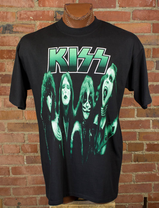 KISS 1998 Psycho Circus Live in 3D Green and Black Concert T Shirt Unisex XL