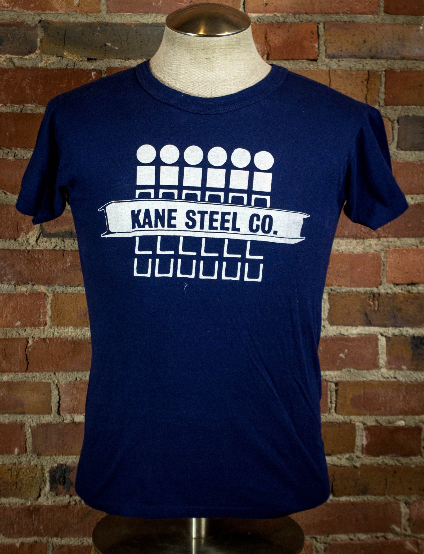 Vintage 70s Kane Steel Co Graphic T Shirt Small