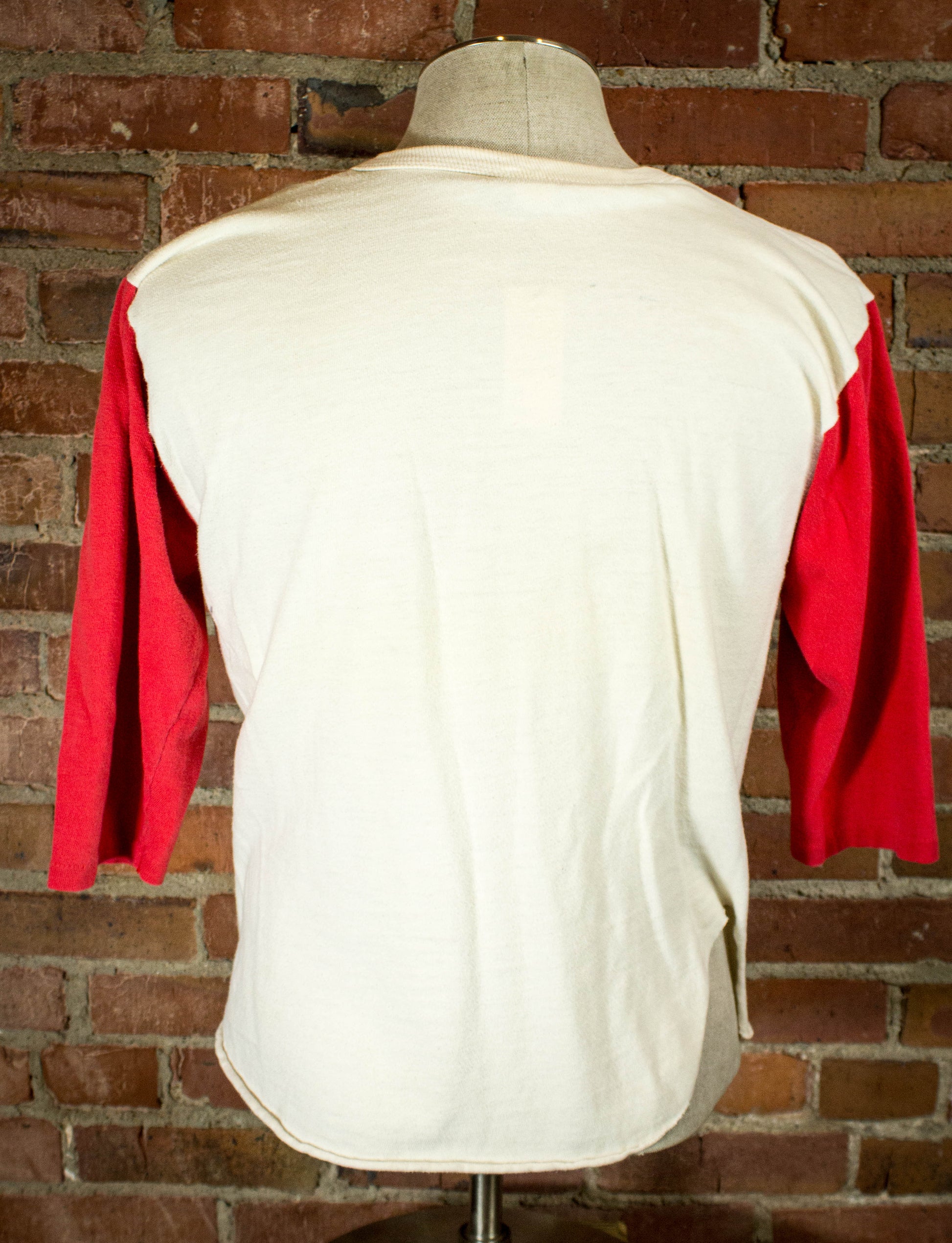 Vintage 70's King Crimson Long Sleeve Red White Concert T Shirt Medium