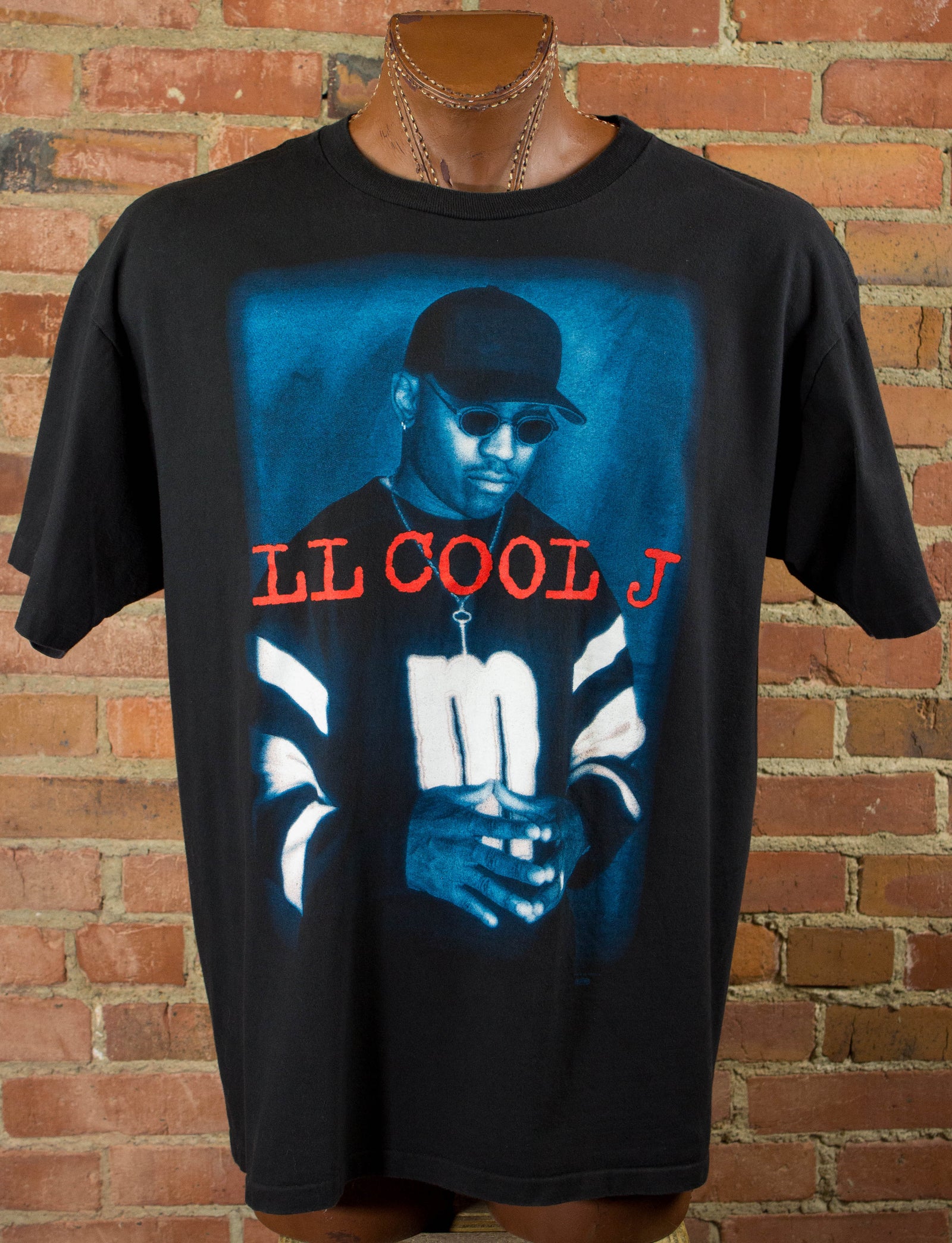 LL Cool J 1996 Mr. Smith Promo Black Rap Tee Concert T Shirt 