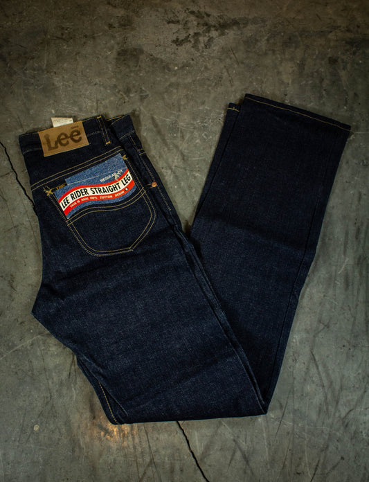 Vintage Deadstock Lee Rider Straight Leg Jeans 28 x 34