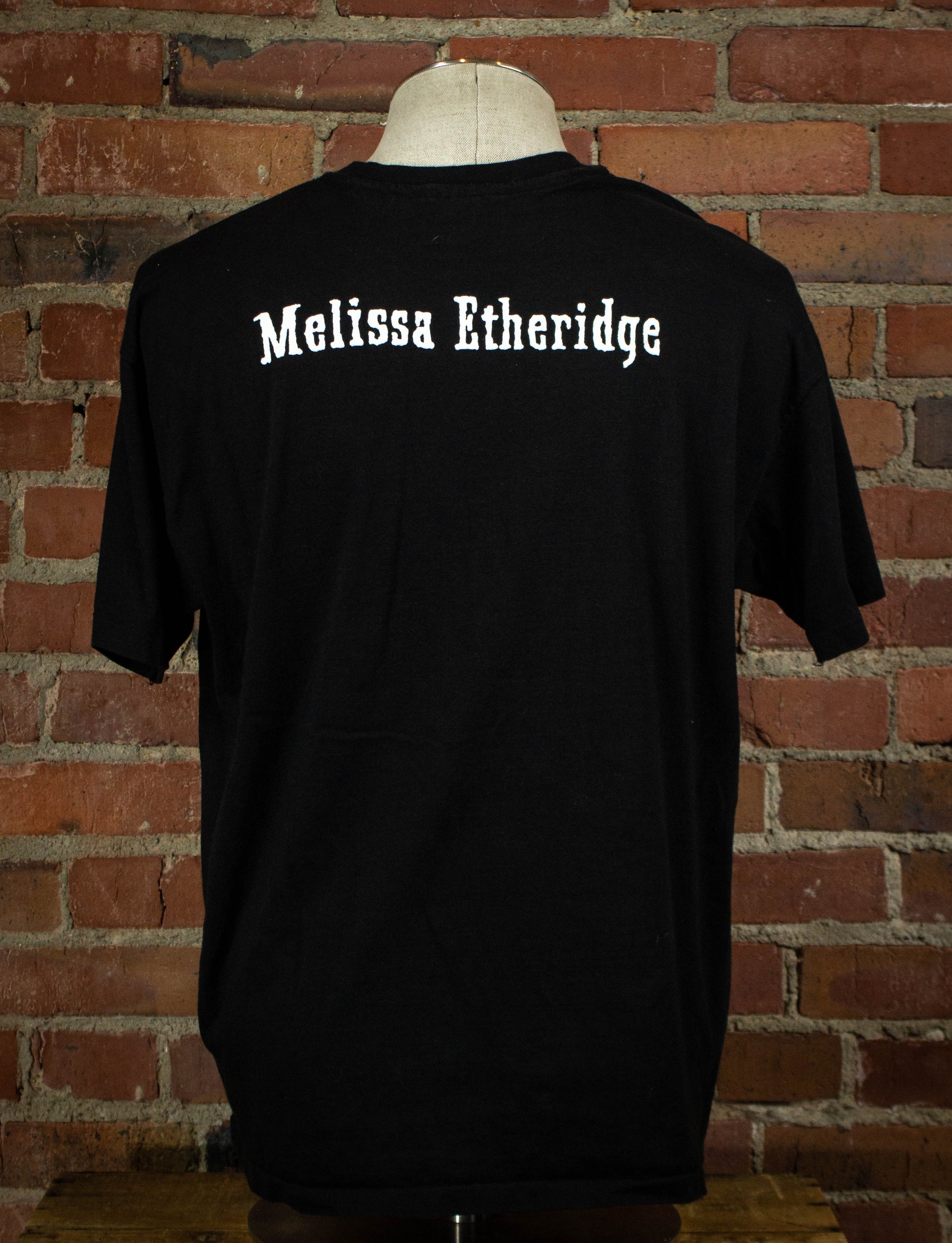 Vintage 1994 Melissa Etheridge Black 2 Sided Concert T Shirt Unisex XL