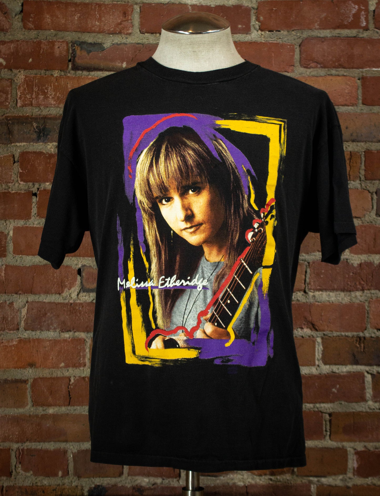 Vintage 90's Melissa Etheridge Black Concert T Shirt Unisex XL