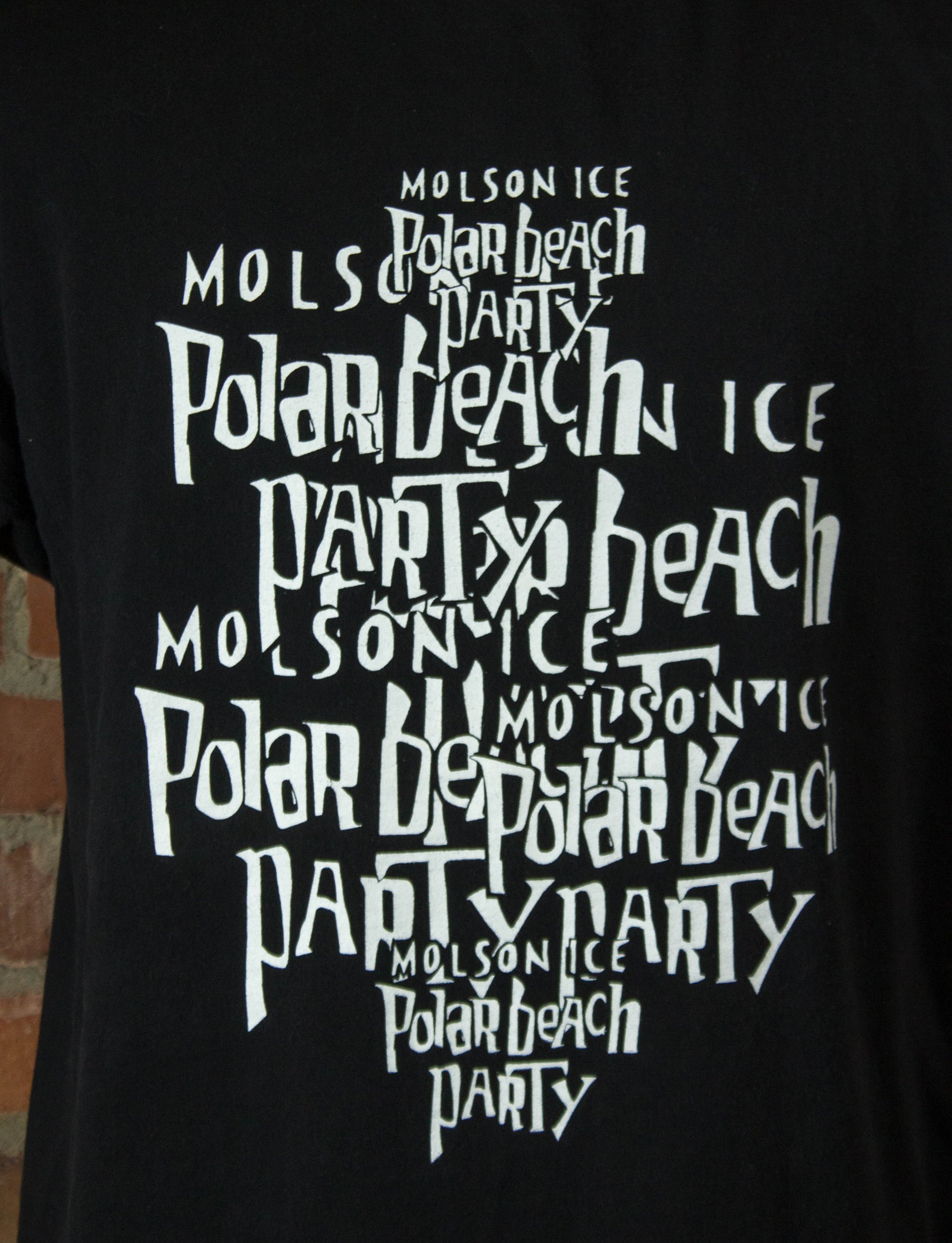 Vintage 1995 Molson Ice Polar Beach Party Metallica Hole Concert T Shirt Unisex XL