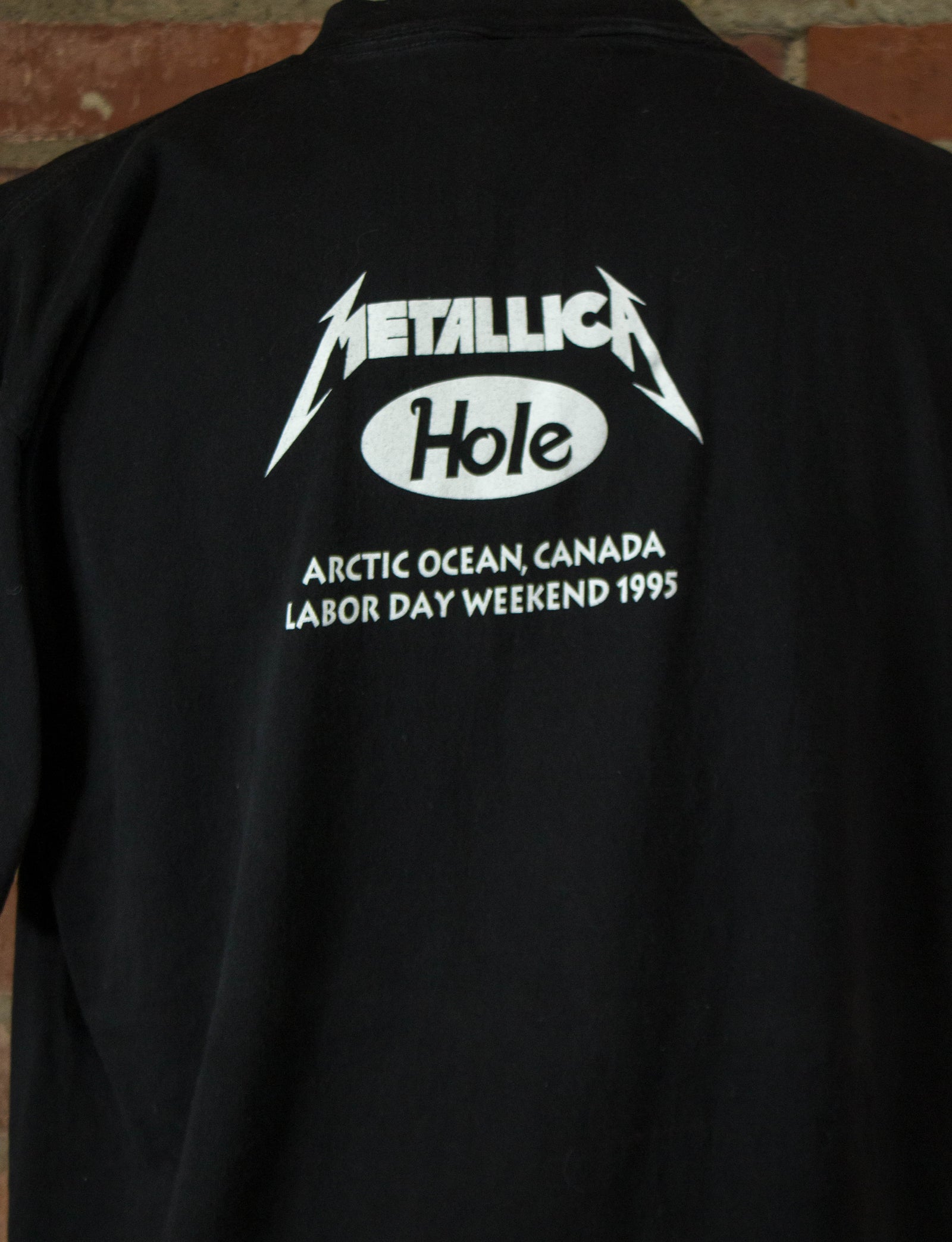 Vintage 1995 Molson Ice Polar Beach Party Metallica Hole Concert T Shirt Unisex XL