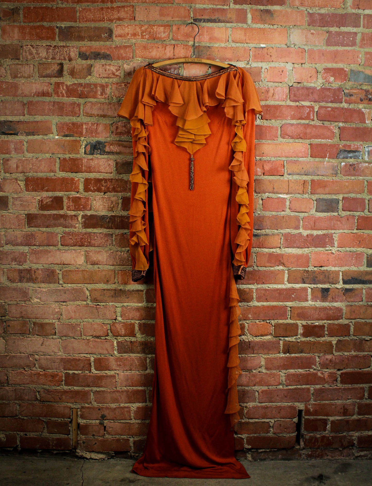 Vintage Showstopper Dress by Bill Whittens Workroom 27 Small 1970s