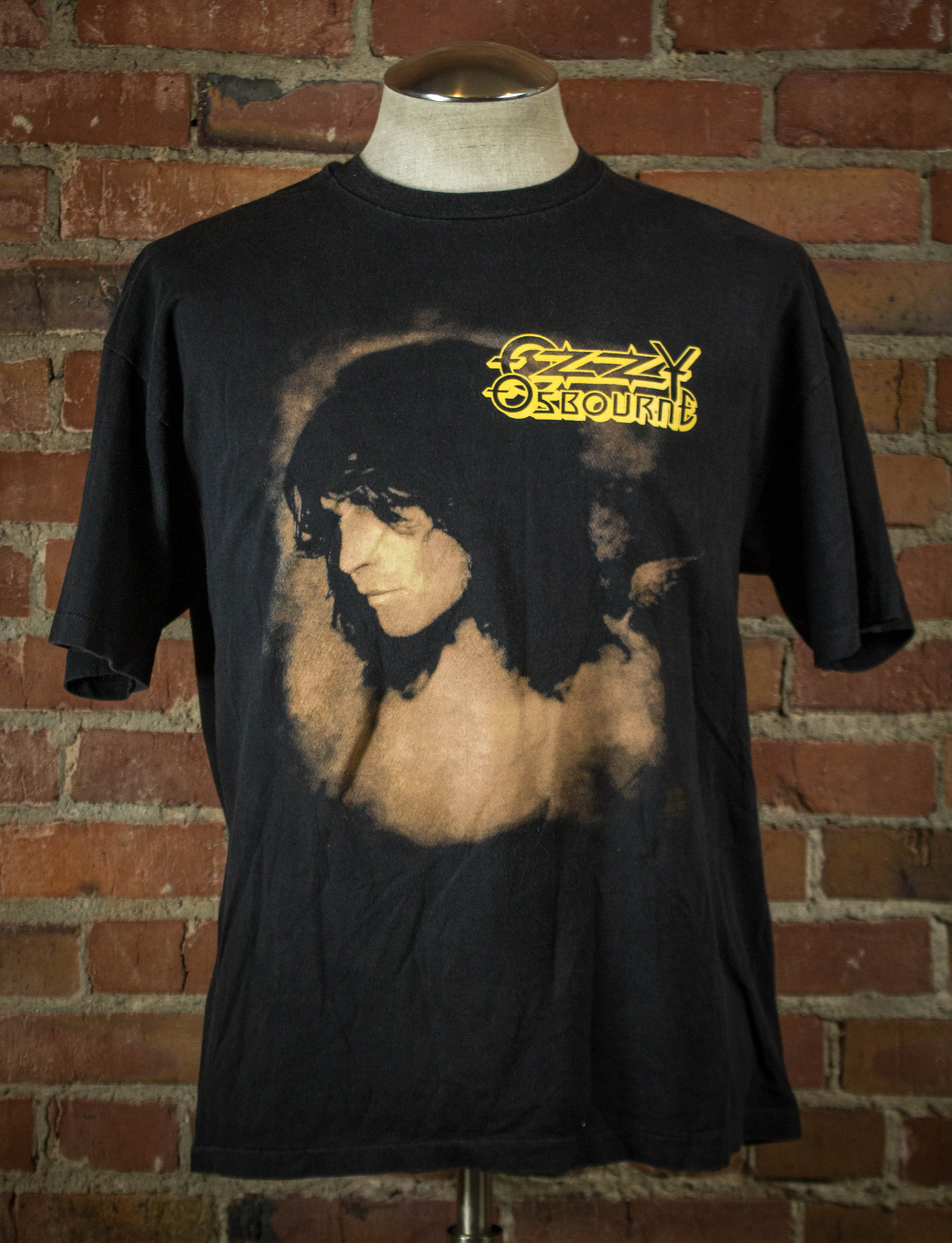 Vintage 1992 Ozzy Osbourne No More Tours, Tour Black Concert T Shirt U ...