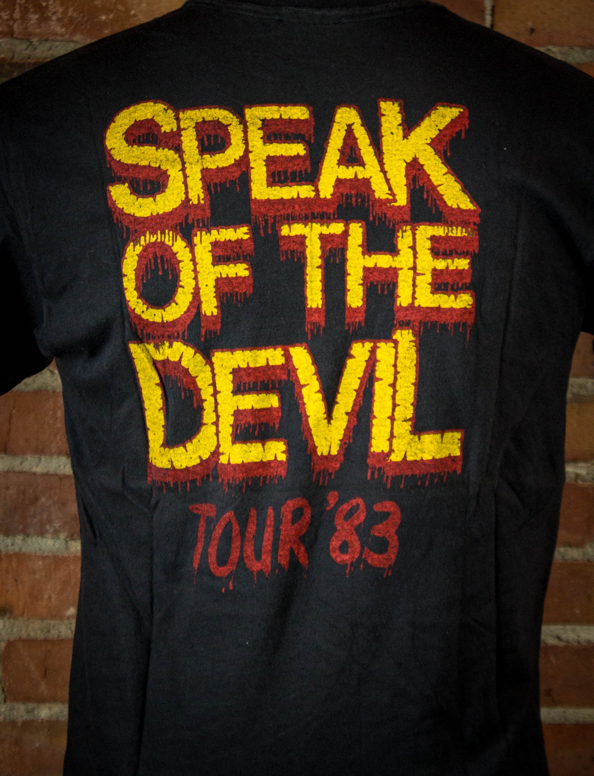 Vintage 1982 Ozzy Osbourne Speak Of The Devil Tour Concert T Shirt M/L