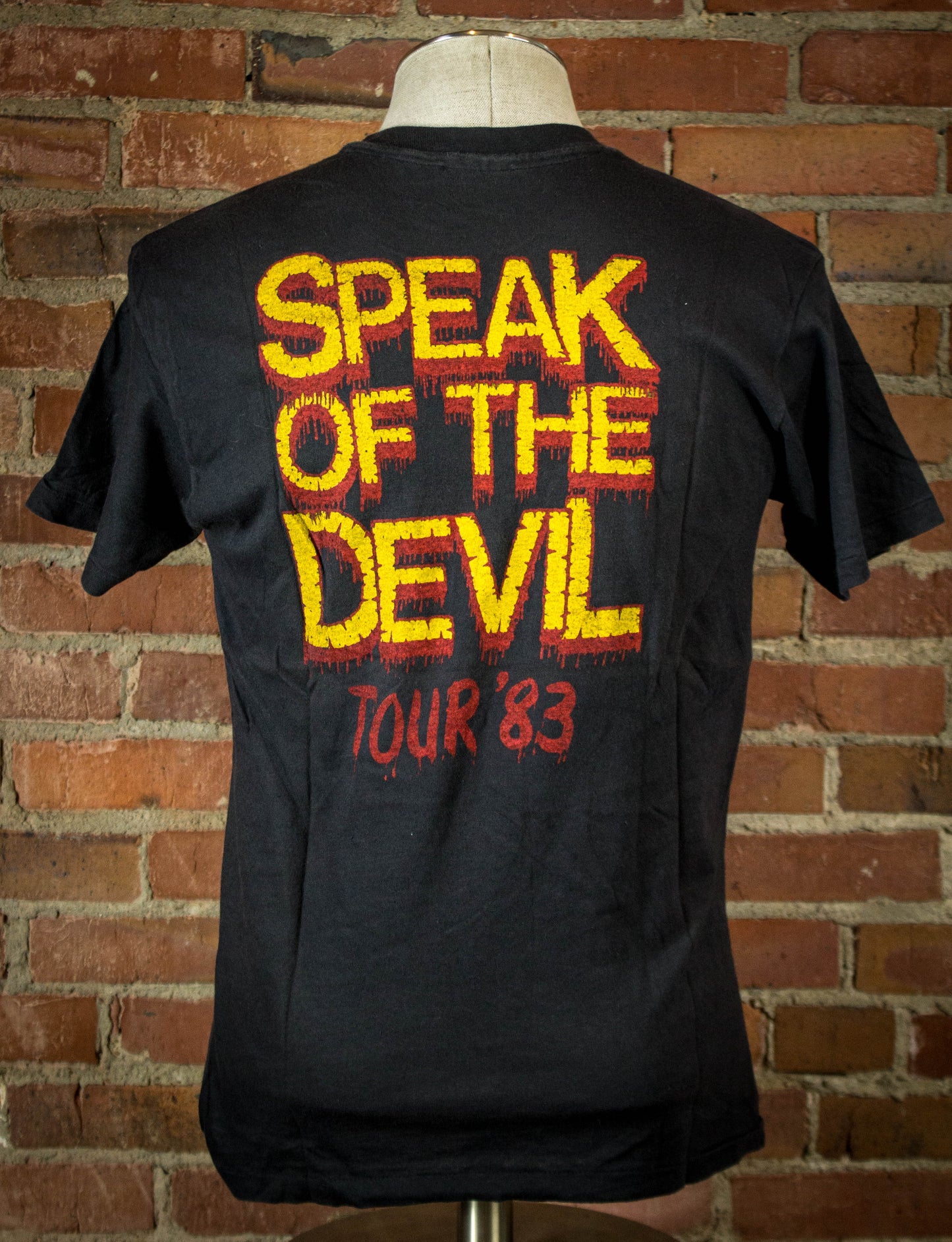 Vintage 1982 Ozzy Osbourne Speak Of The Devil Tour Concert T Shirt M/L