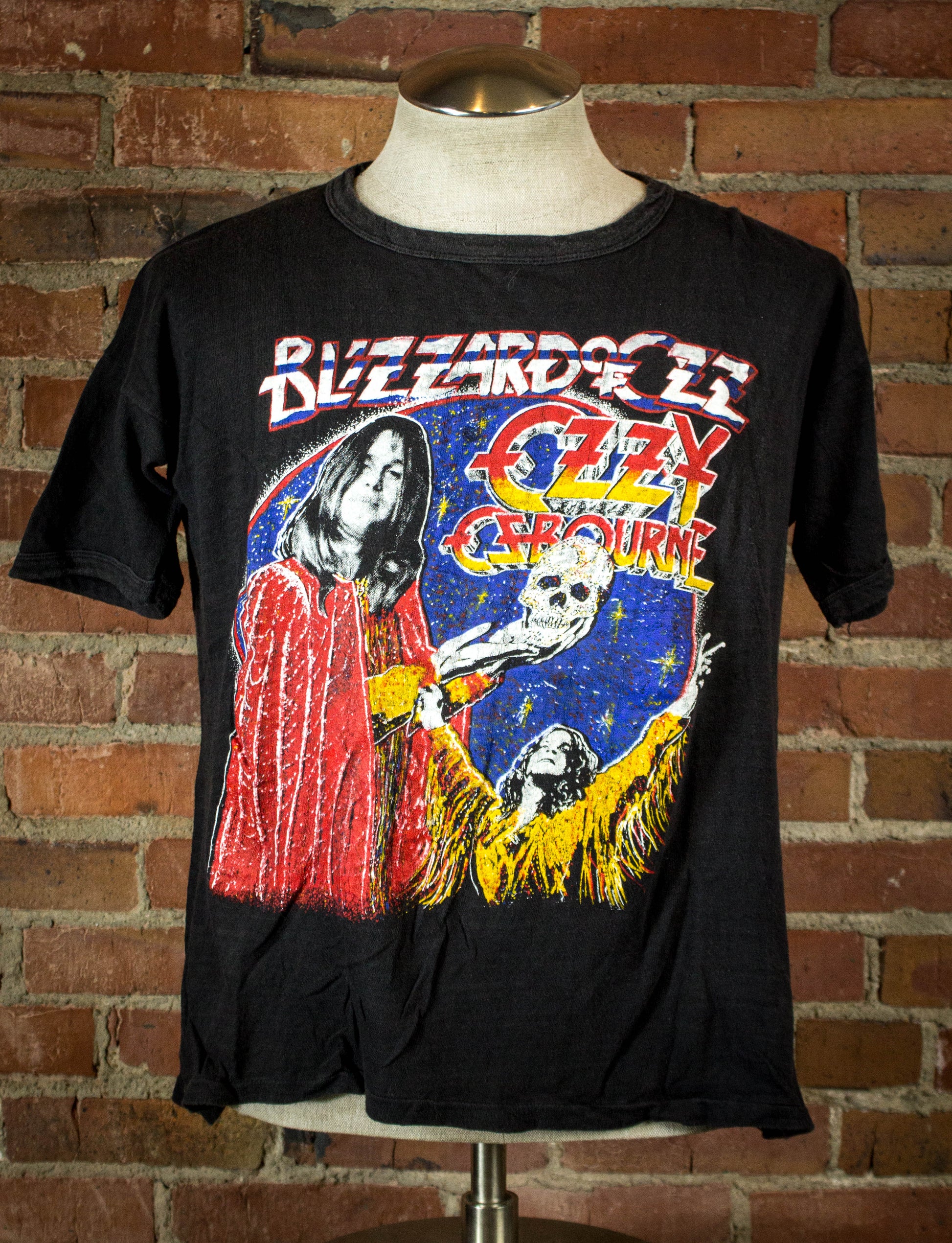 Vintage 1981 Ozzy Osbourne Blizzard Of Ozz Bootleg Concert T Shirt Large