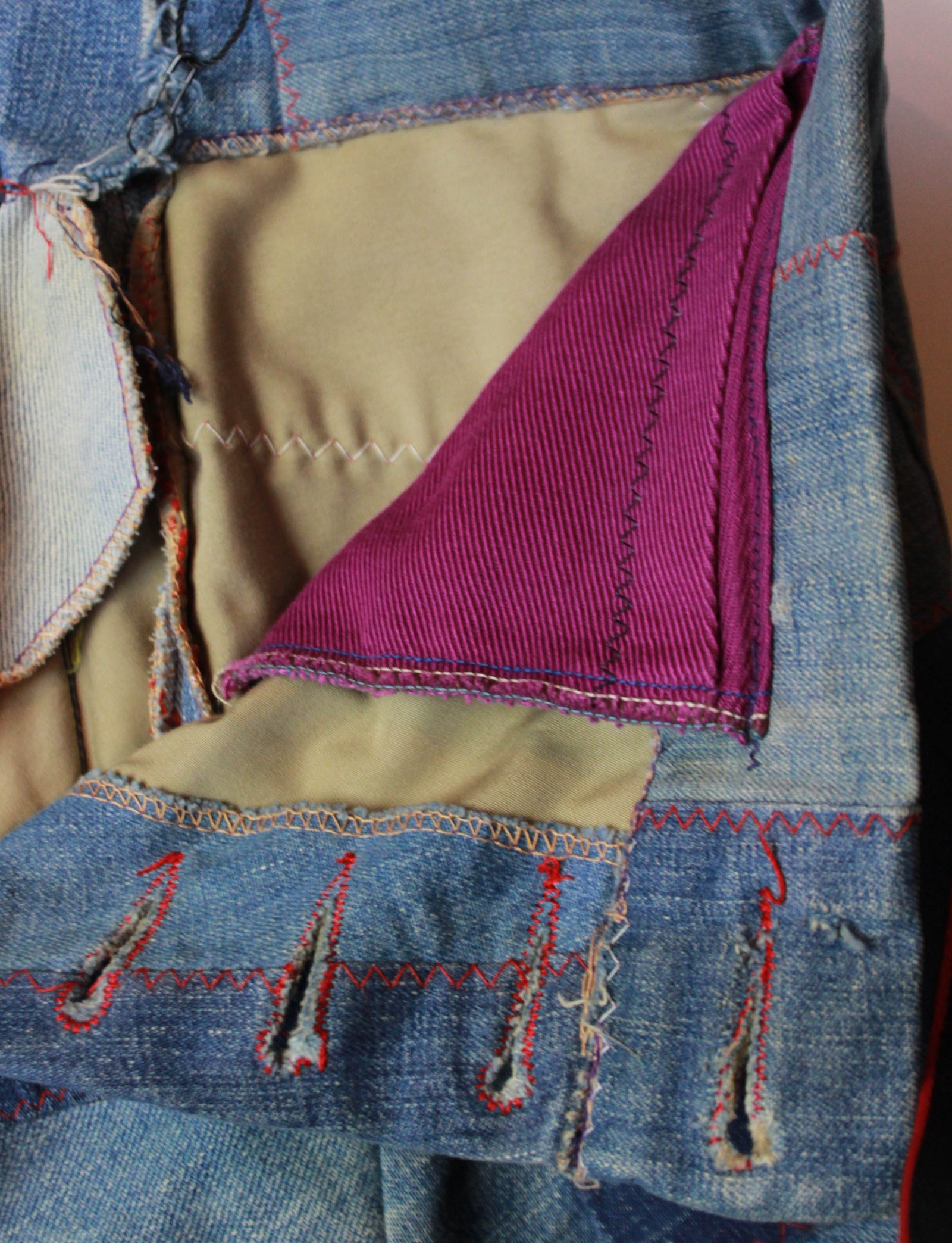 Vintage 70's Edgar Winter Custom Made Patchwork Stage Pants Unisex Siz ...