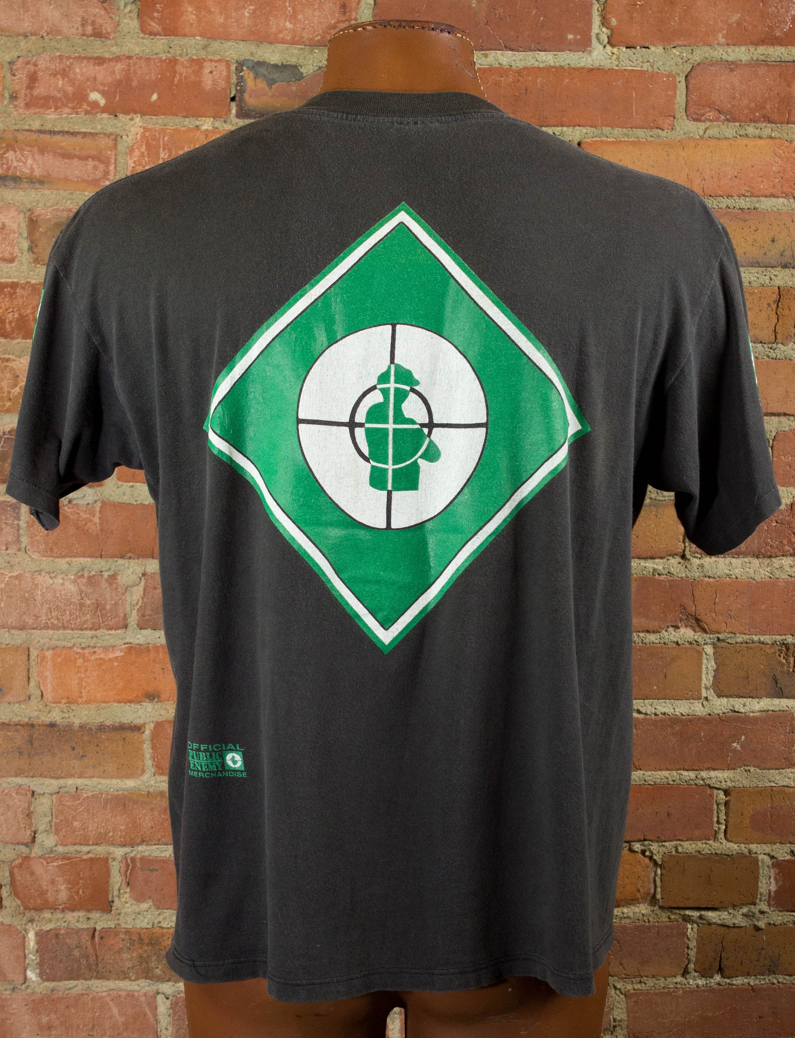 Public Enemy Target Logo Pattern Black MLB Jersey